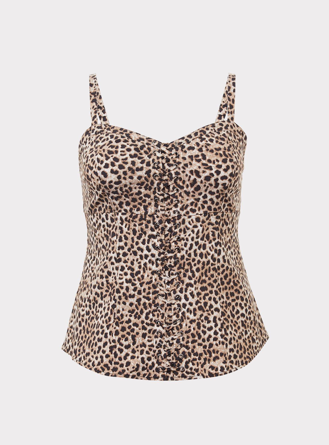 Bengaline Corset Cami, CHEE LEOPARD, hi-res