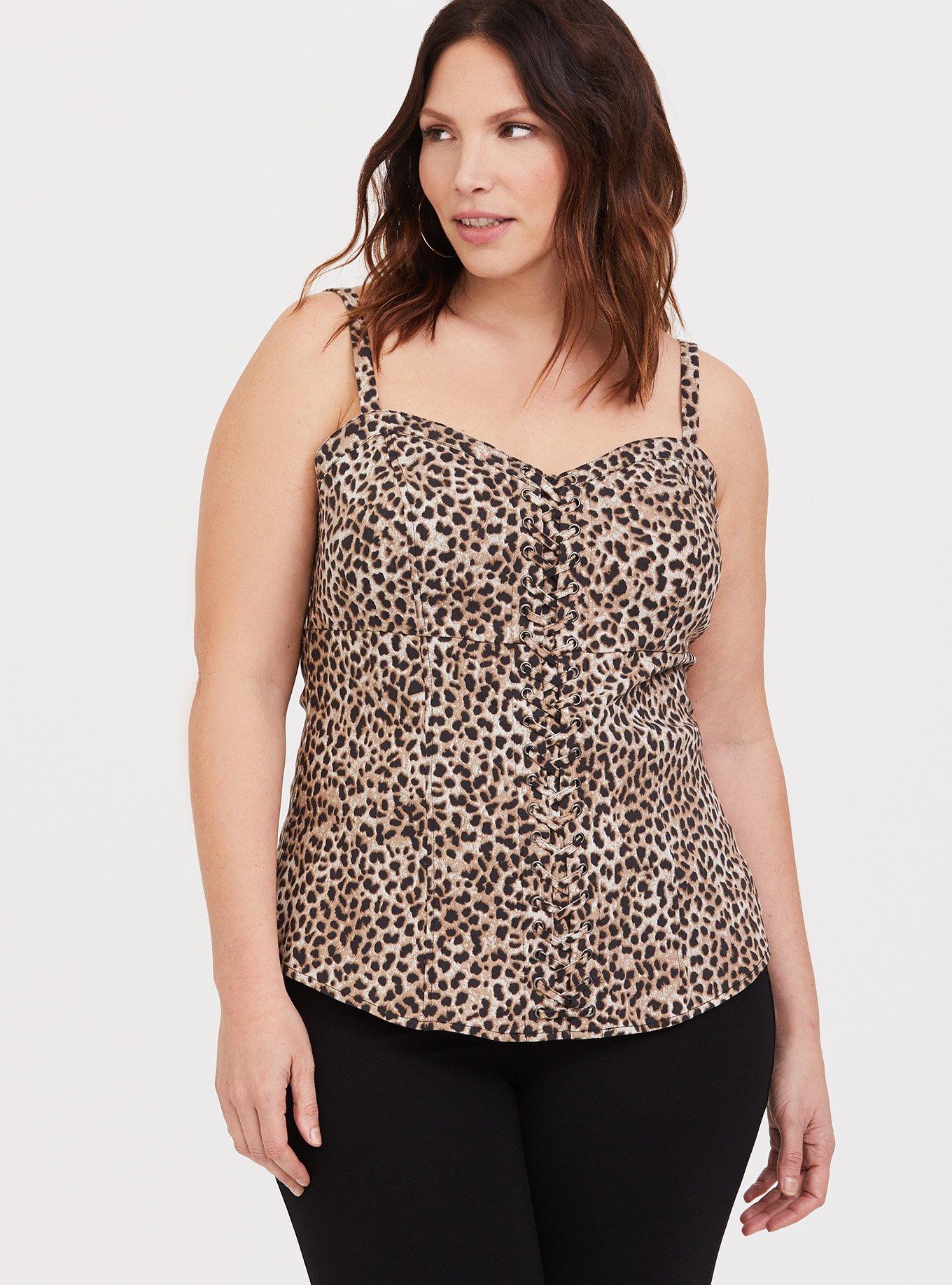 Bengaline Corset Cami, CHEE LEOPARD, hi-res