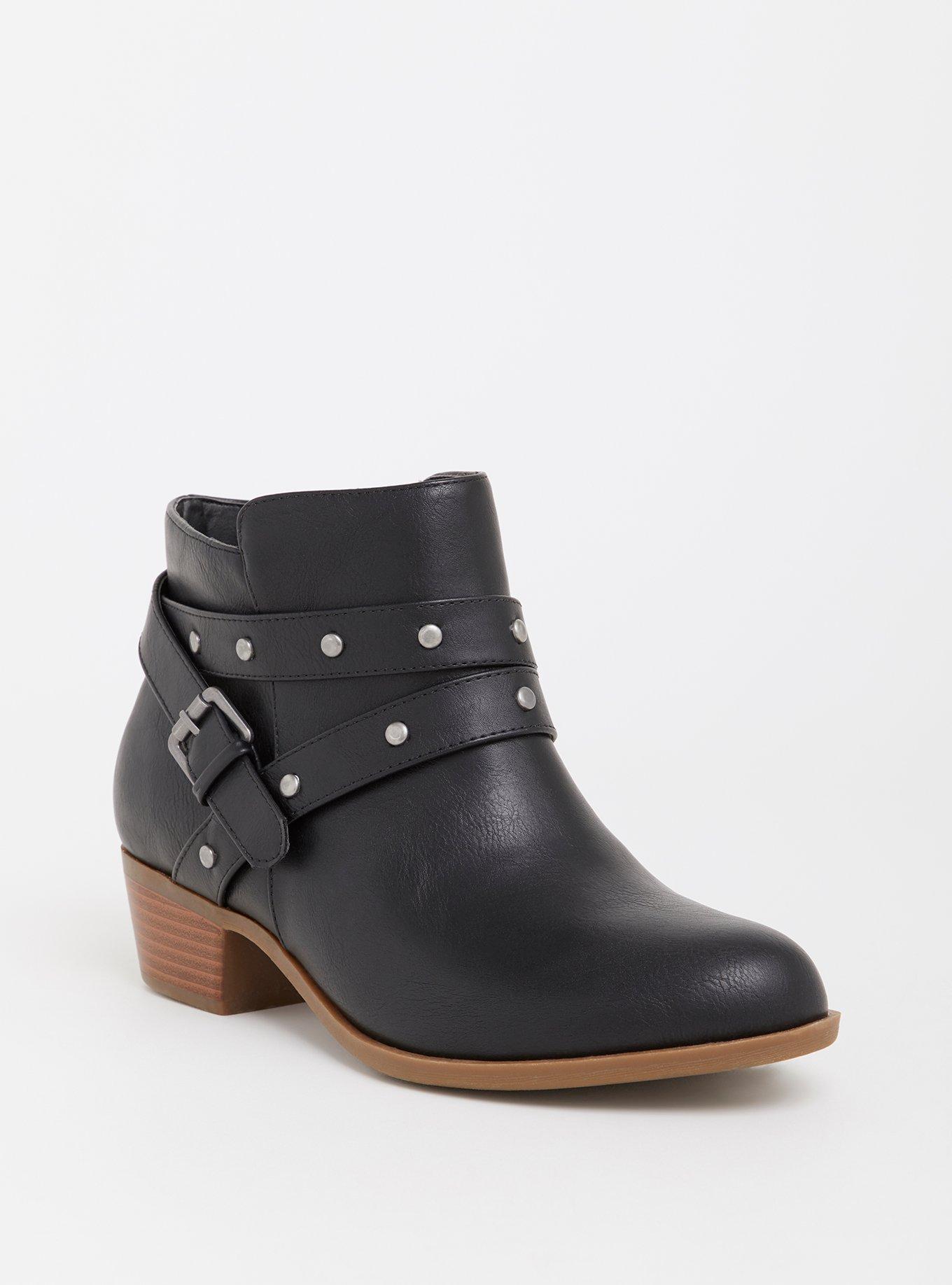 Plus Size Studded Ankle Bootie (WW), , hi-res