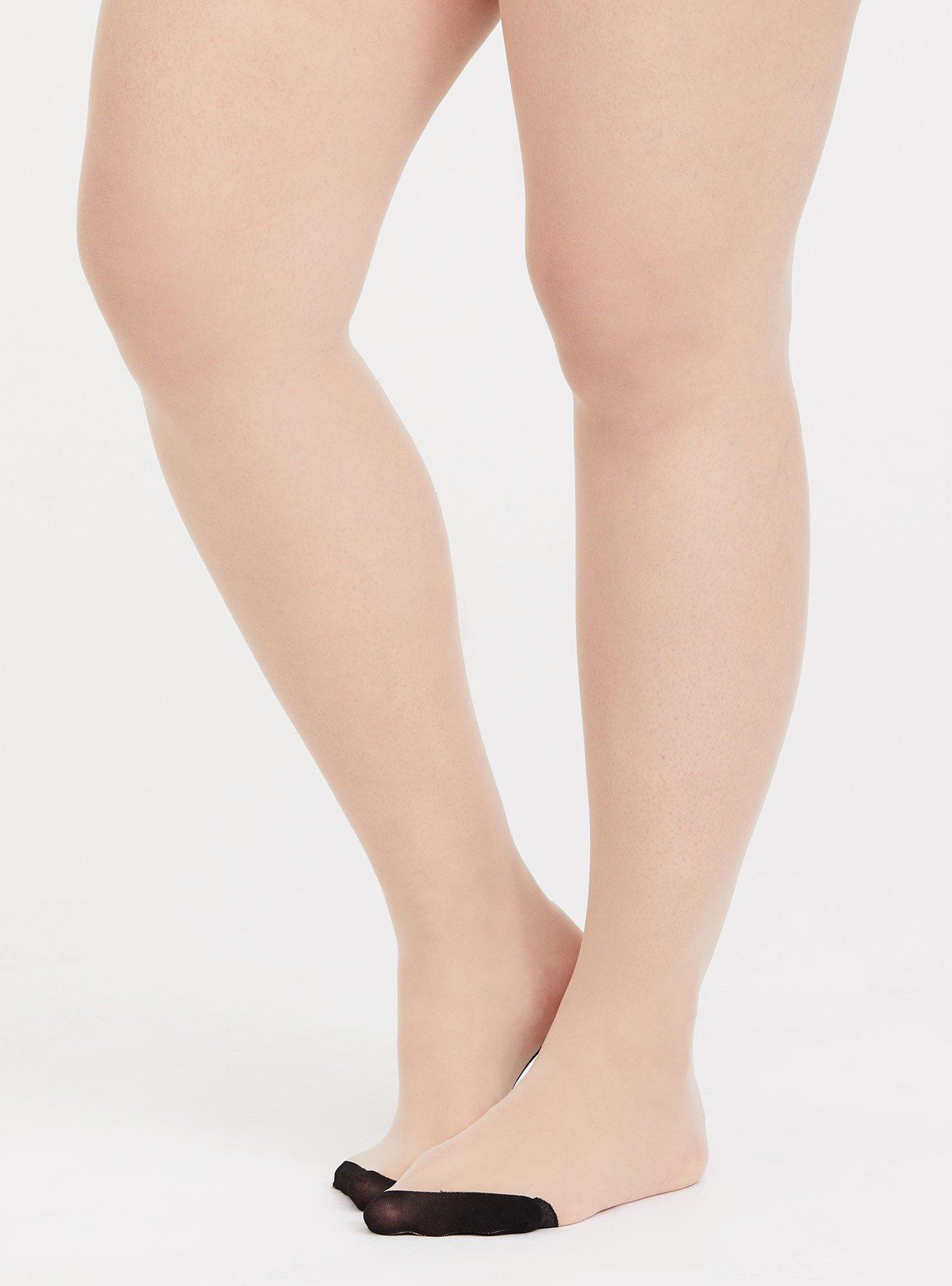 Plus Size - Sheer Beige Tights - Torrid