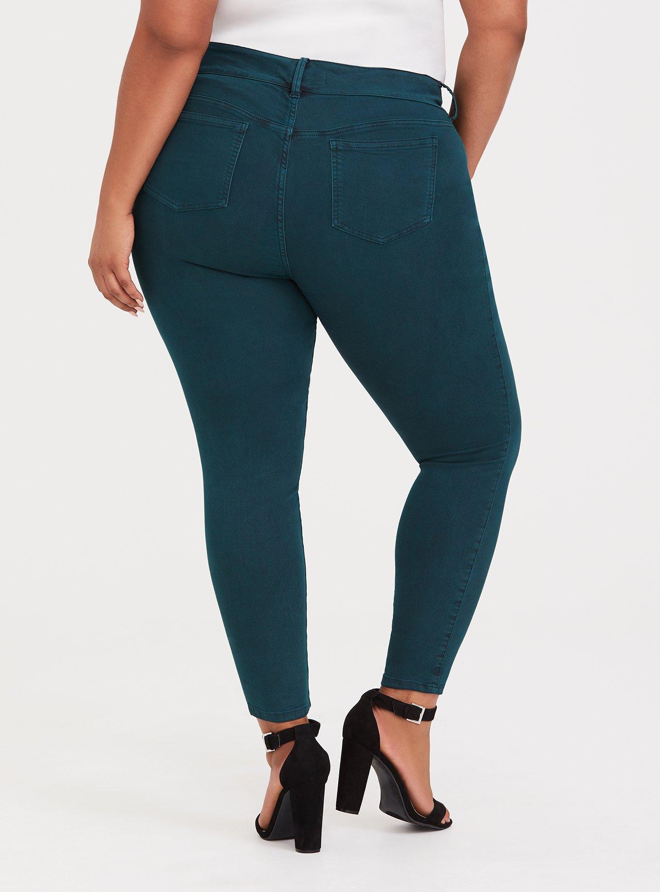 Jegging - Super Stretch Dark Teal, , alternate