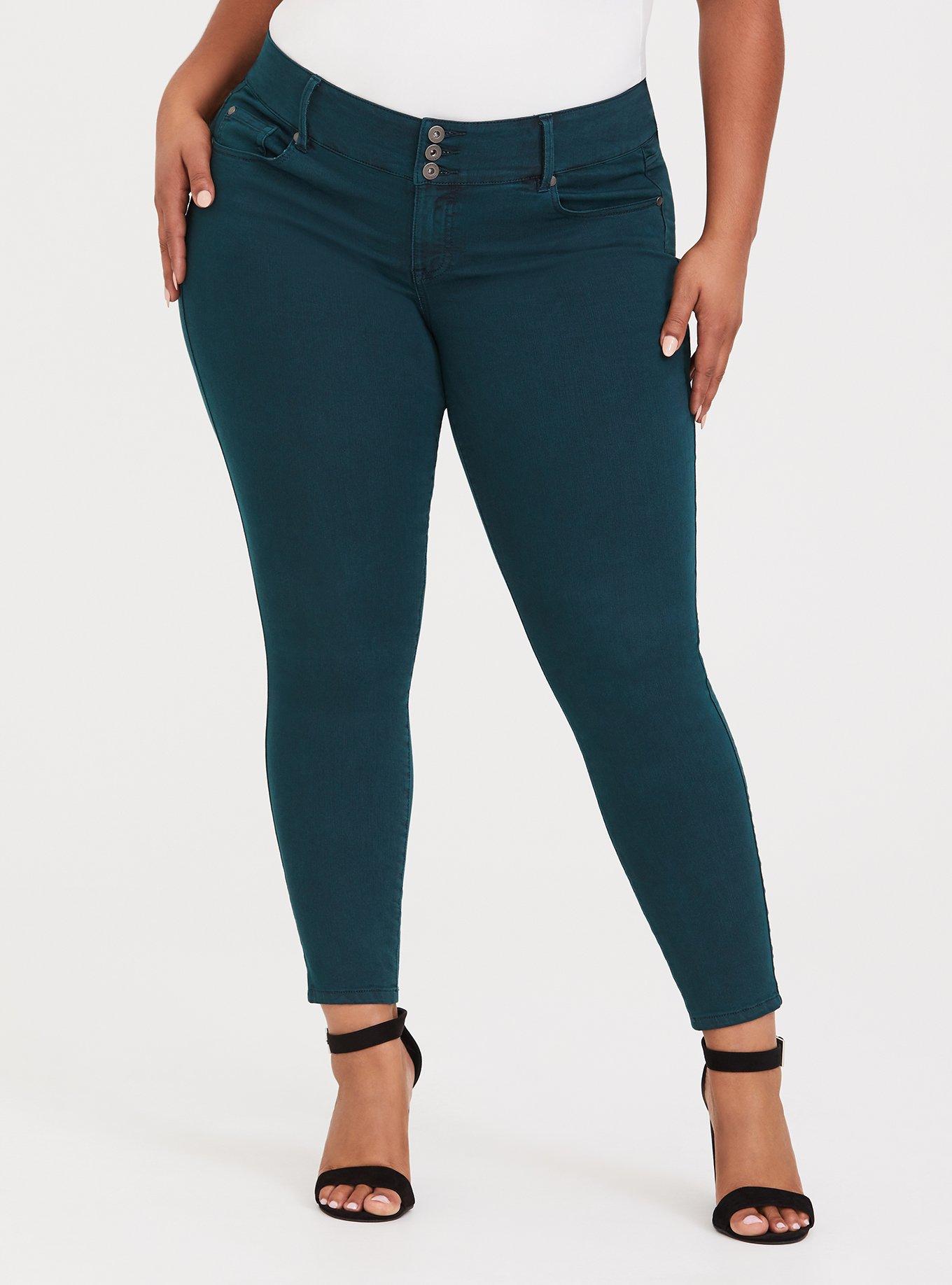 Jegging - Super Stretch Dark Teal, , hi-res