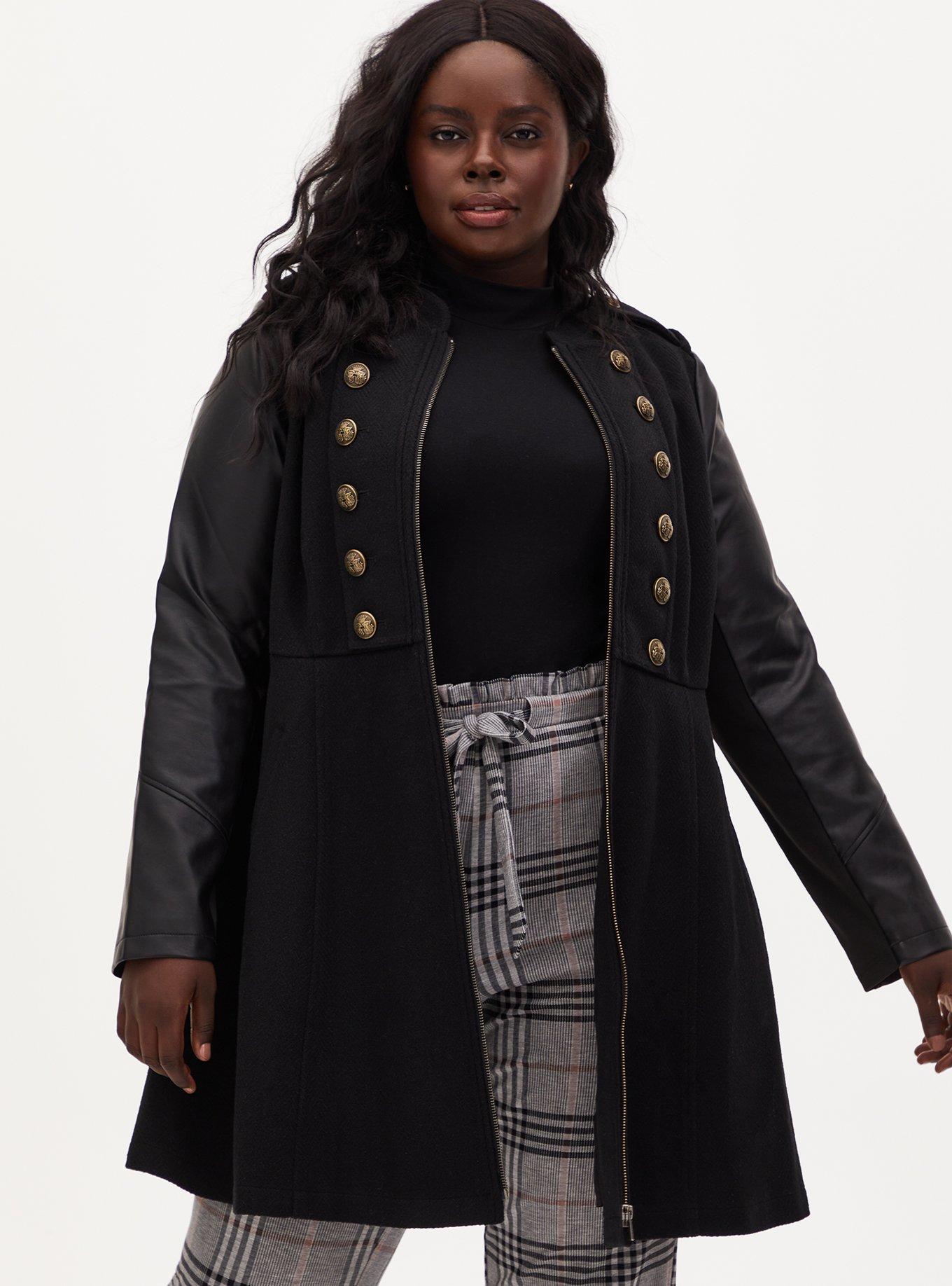 Plus Size - Wool Coat - Torrid