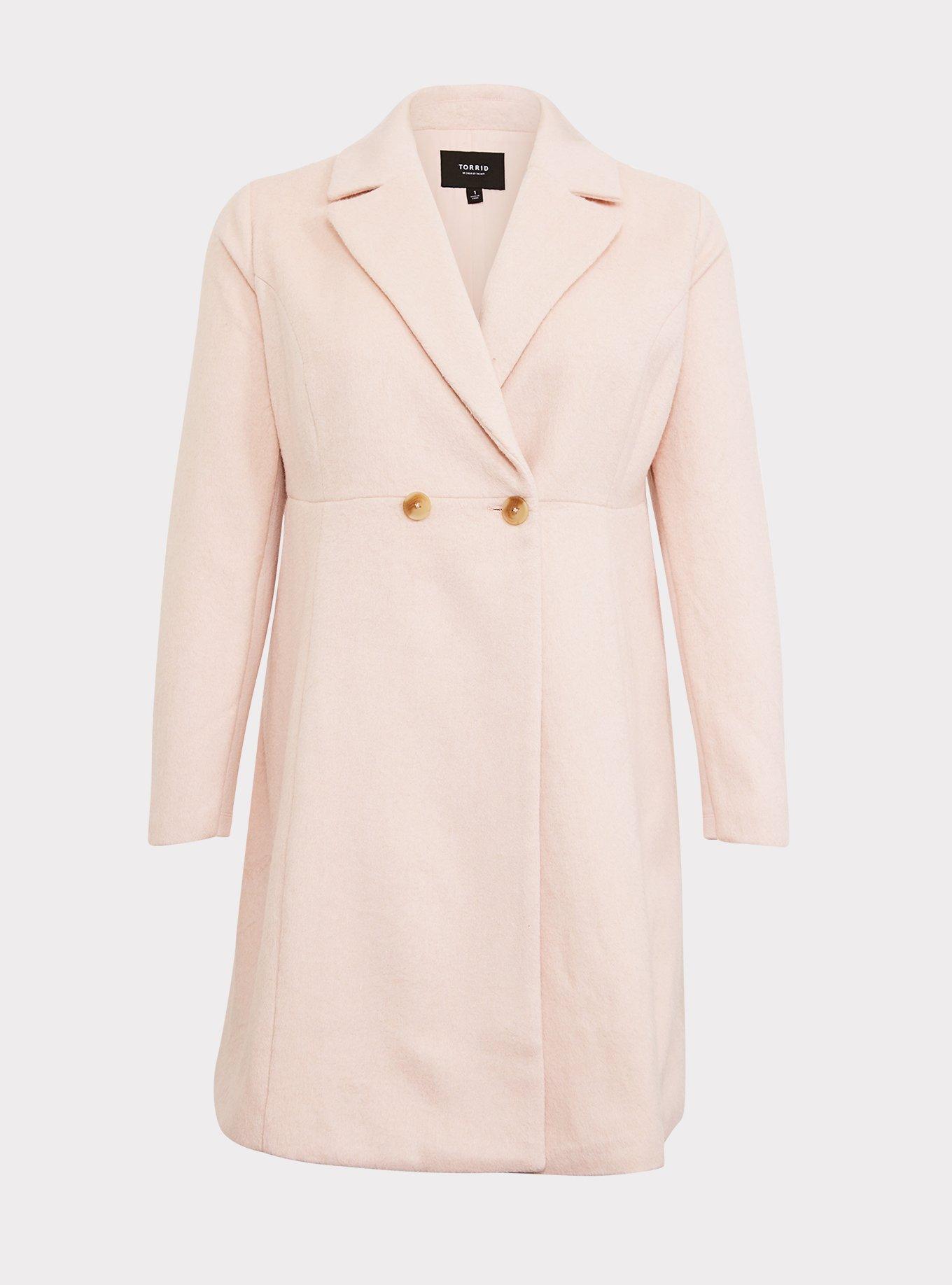 Plus Size - Wool Fit And Flare Coat - Torrid