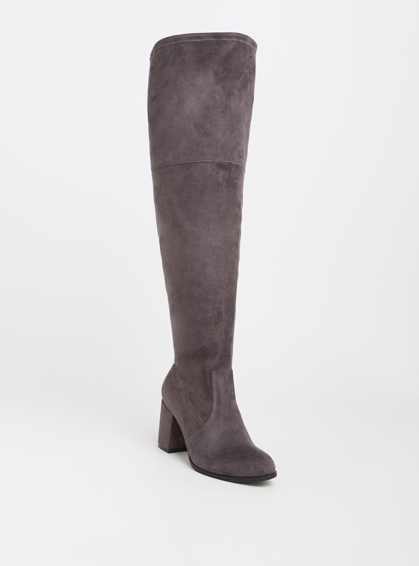 Plus Size - Block Heel Over The Knee Boot (WW) - Torrid