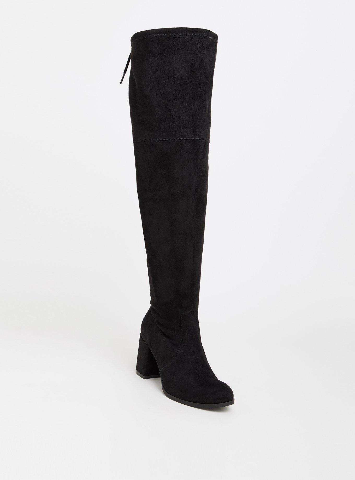 Block Heel Over The Knee Boot (WW), , hi-res