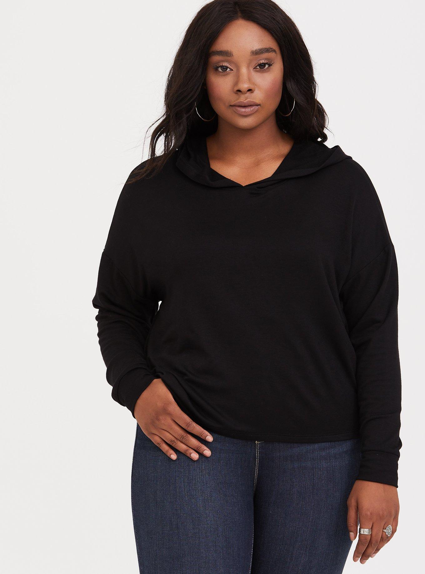 Plus size outlet hoodie sweatshirt