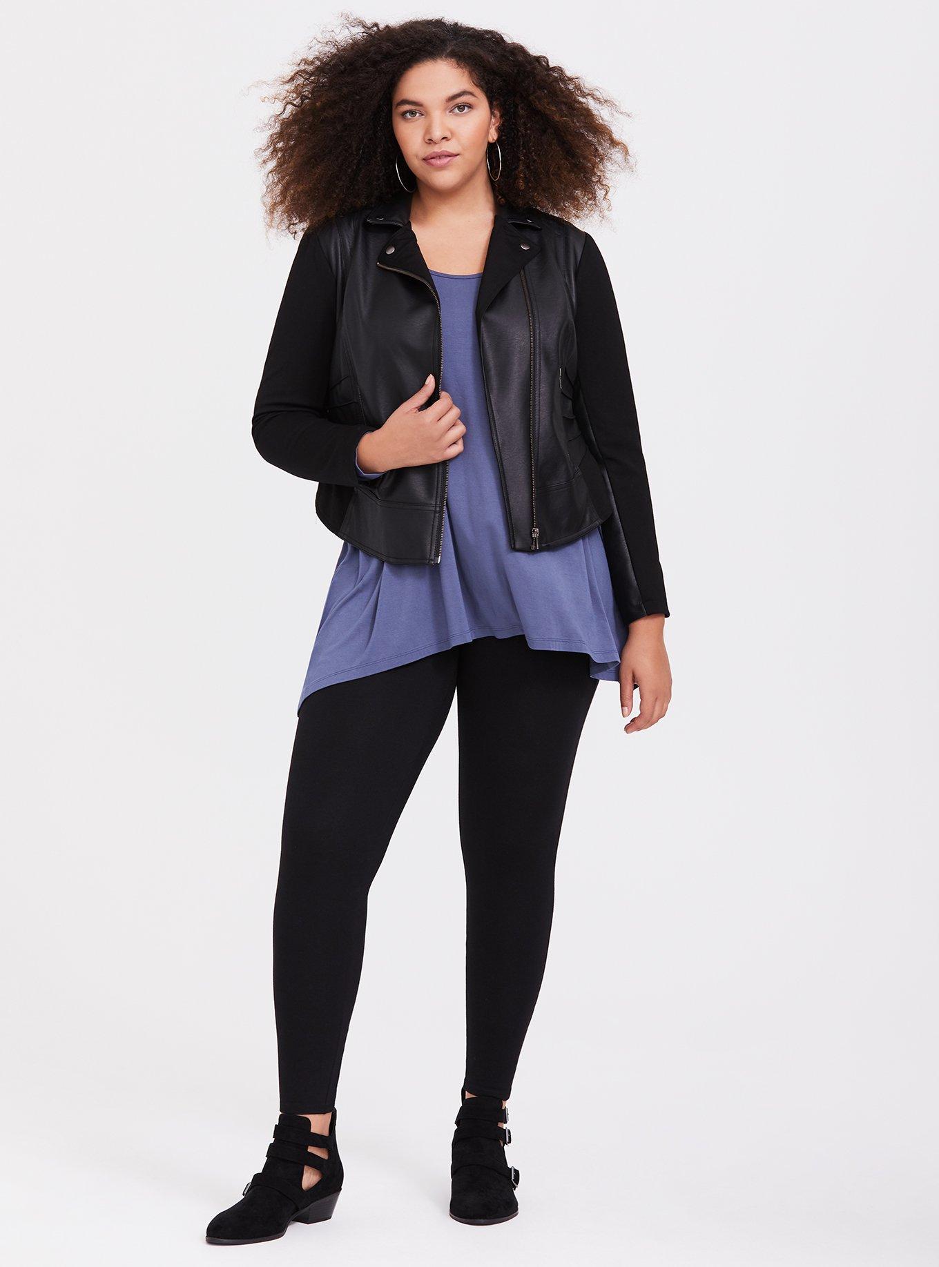 Black Lattice Mesh Knit Legging, BLACK, alternate