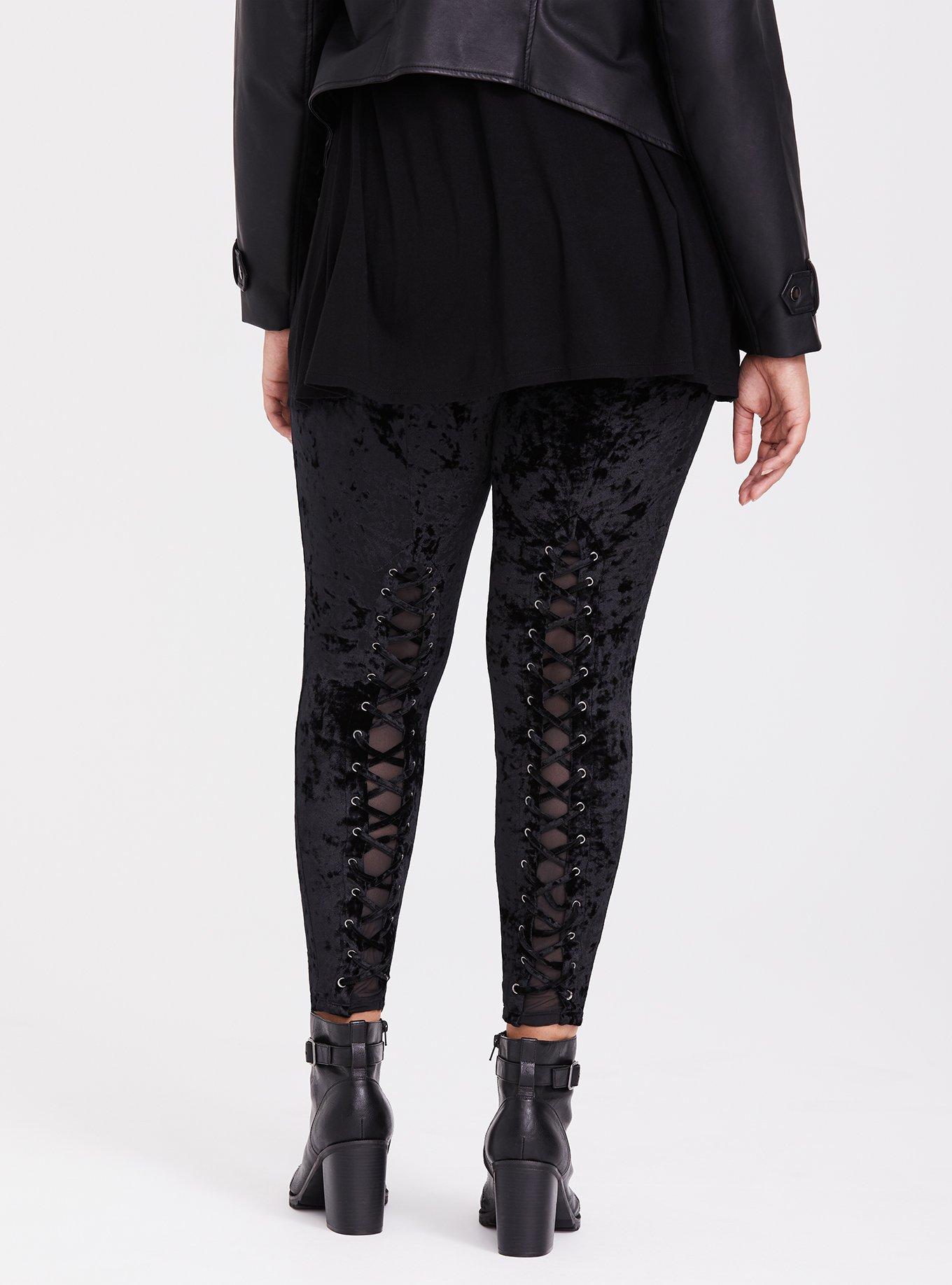 Lace-Up Crisscross Leggings