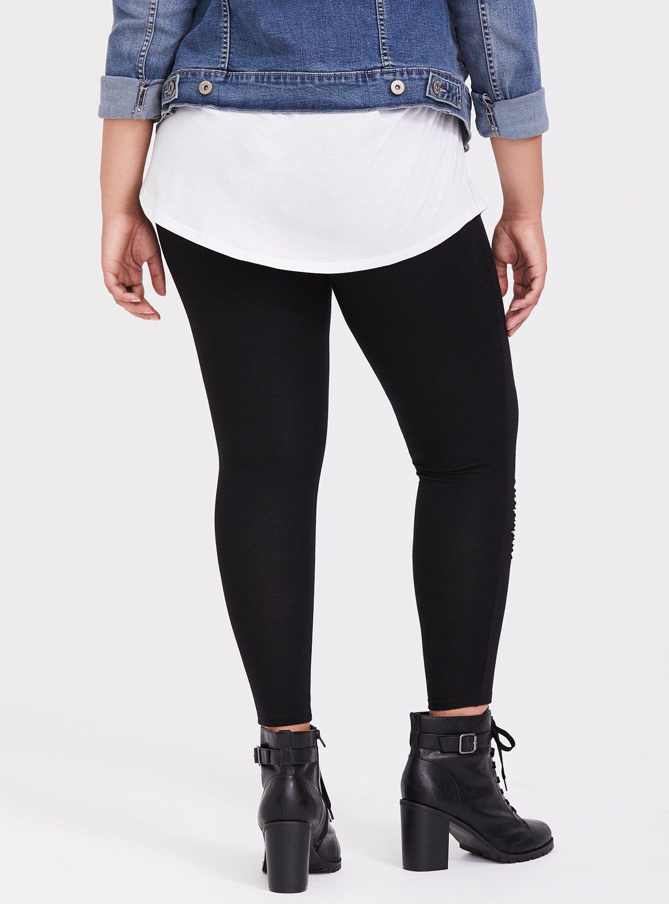 Plus Size - Full Length Signature Waist Split Legging - Torrid