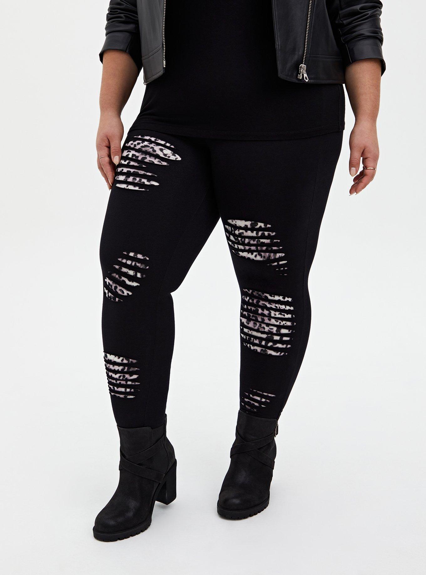 Plus Size Full Length Signature Waist Split Backed Legging Torrid