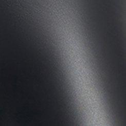 Full Length Signature Waist Faux Leather Legging, BLACK, swatch