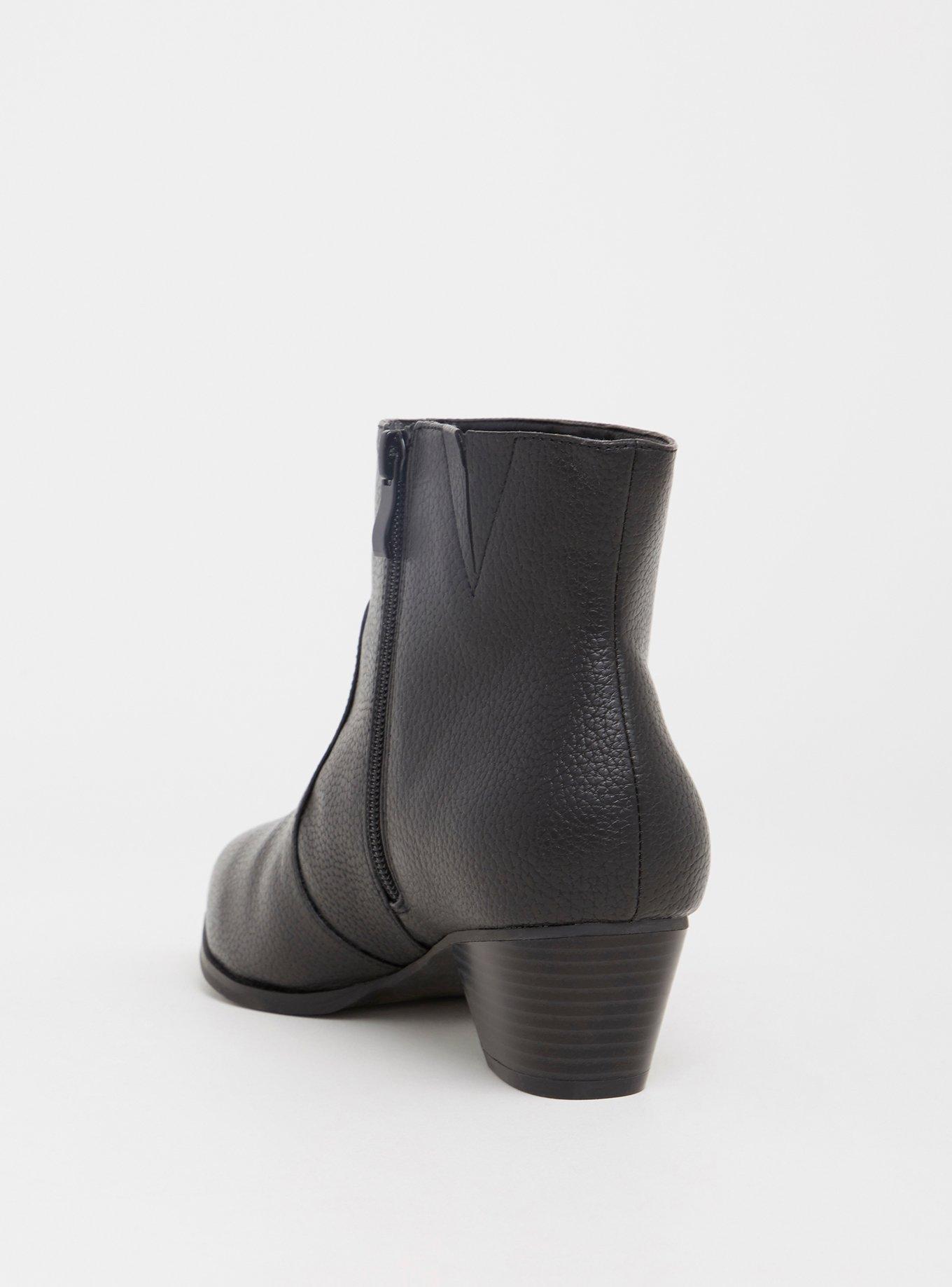 Kitten Heel Bootie (WW), BLACK, alternate