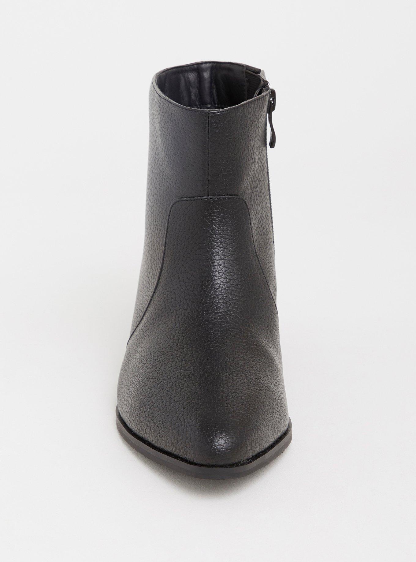 Kitten Heel Bootie (WW), BLACK, alternate