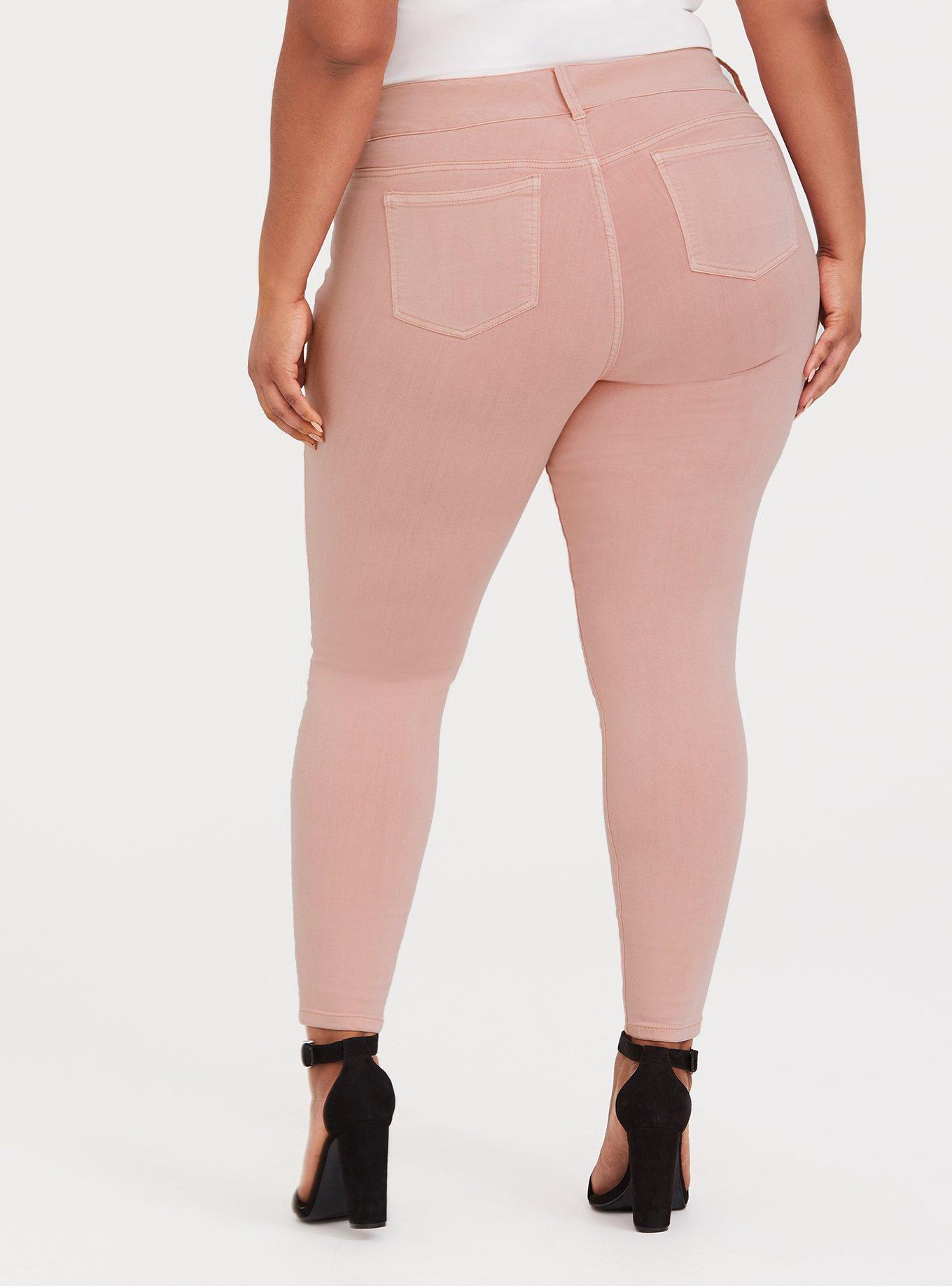 Plus Size Legging - Super Stretch Dusty Pink, BLUSH, alternate