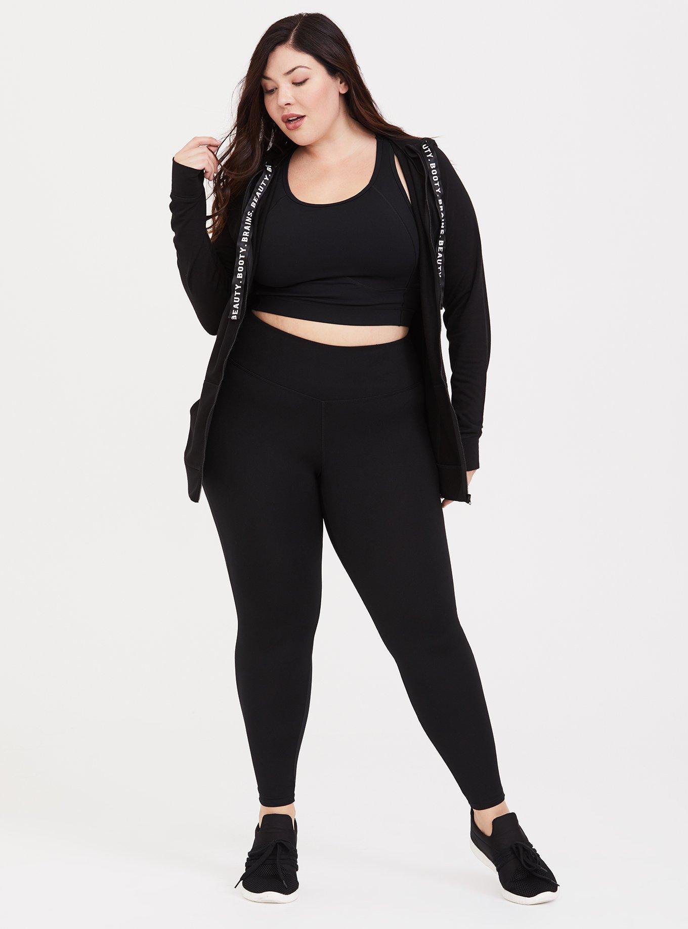 Plus Size - Knit Fleece Lined Full Length Active Legging - Torrid