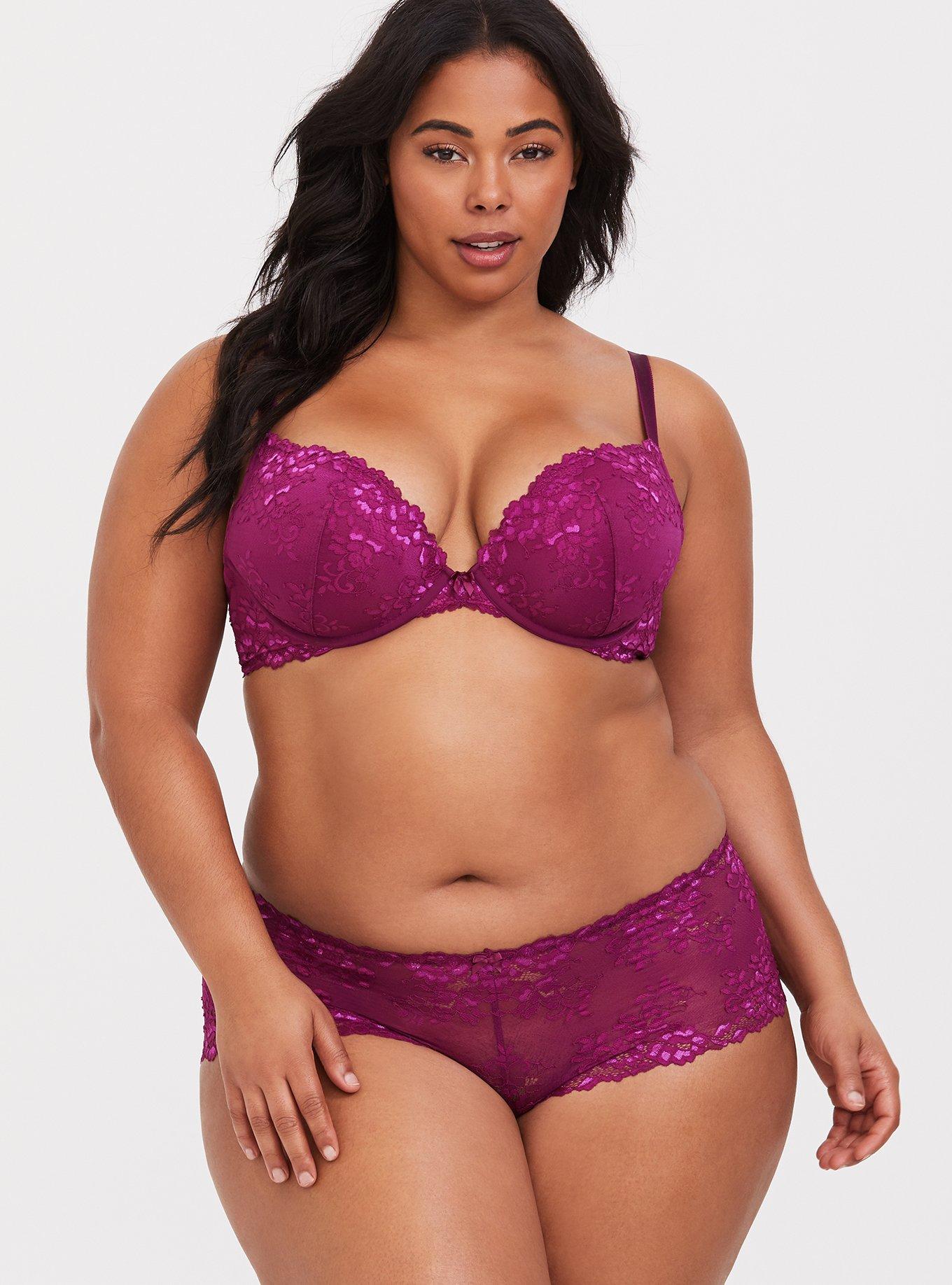 XO Plunge Push-Up Bra, NAVARRA, alternate