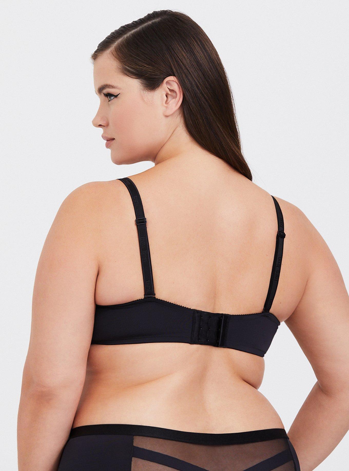 Tara Lynn - Microfiber & Mesh Cheeky Panty, RICH BLACK, alternate