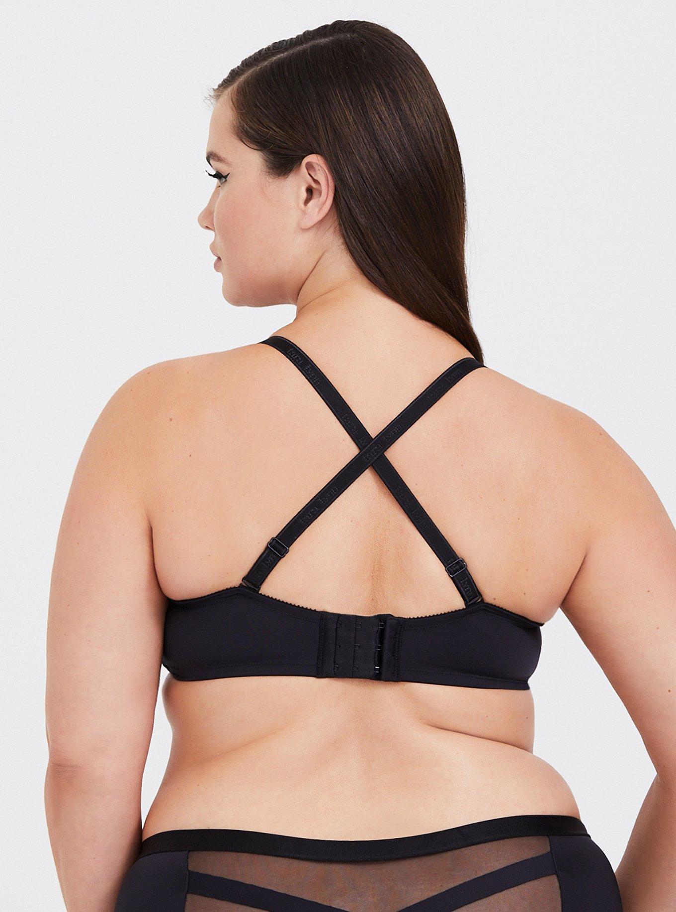 Tara Lynn - Microfiber & Mesh Cheeky Panty, RICH BLACK, alternate