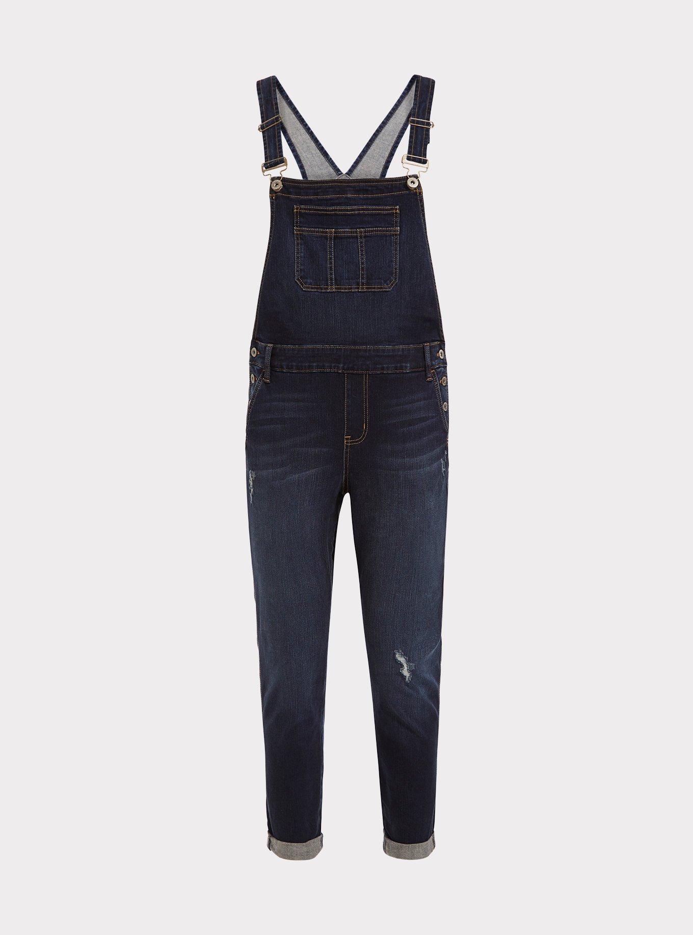 Torrid best sale denim overalls