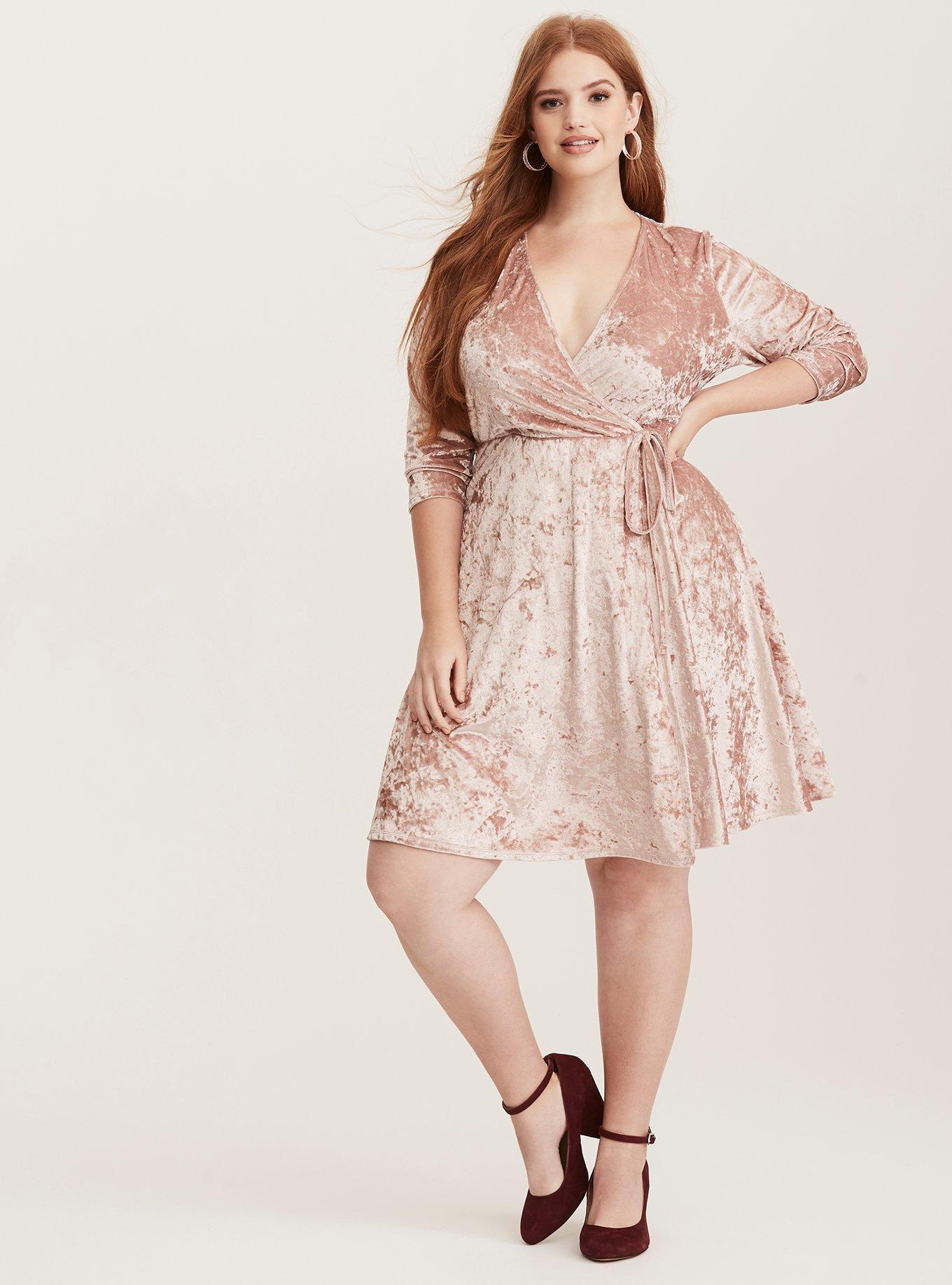 Torrid blush 2024 pink dress