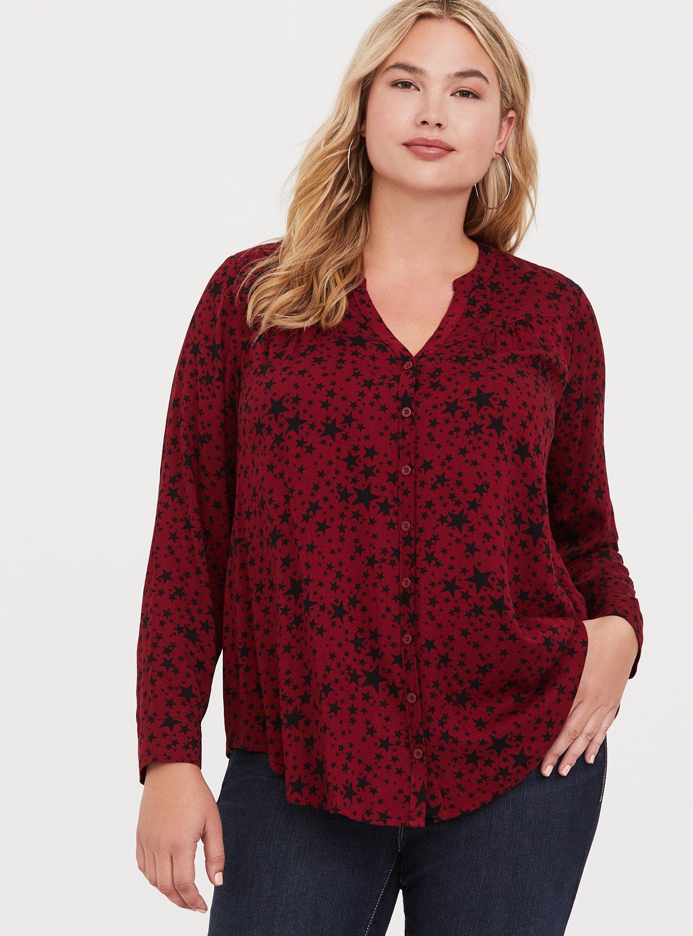 Torrid red hot sale shirt