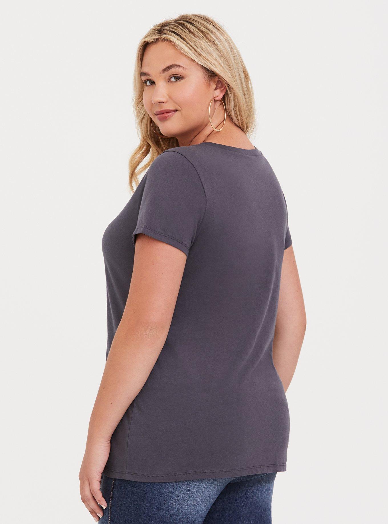 Journey Grey V-Neck Tee, NINE IRON, alternate