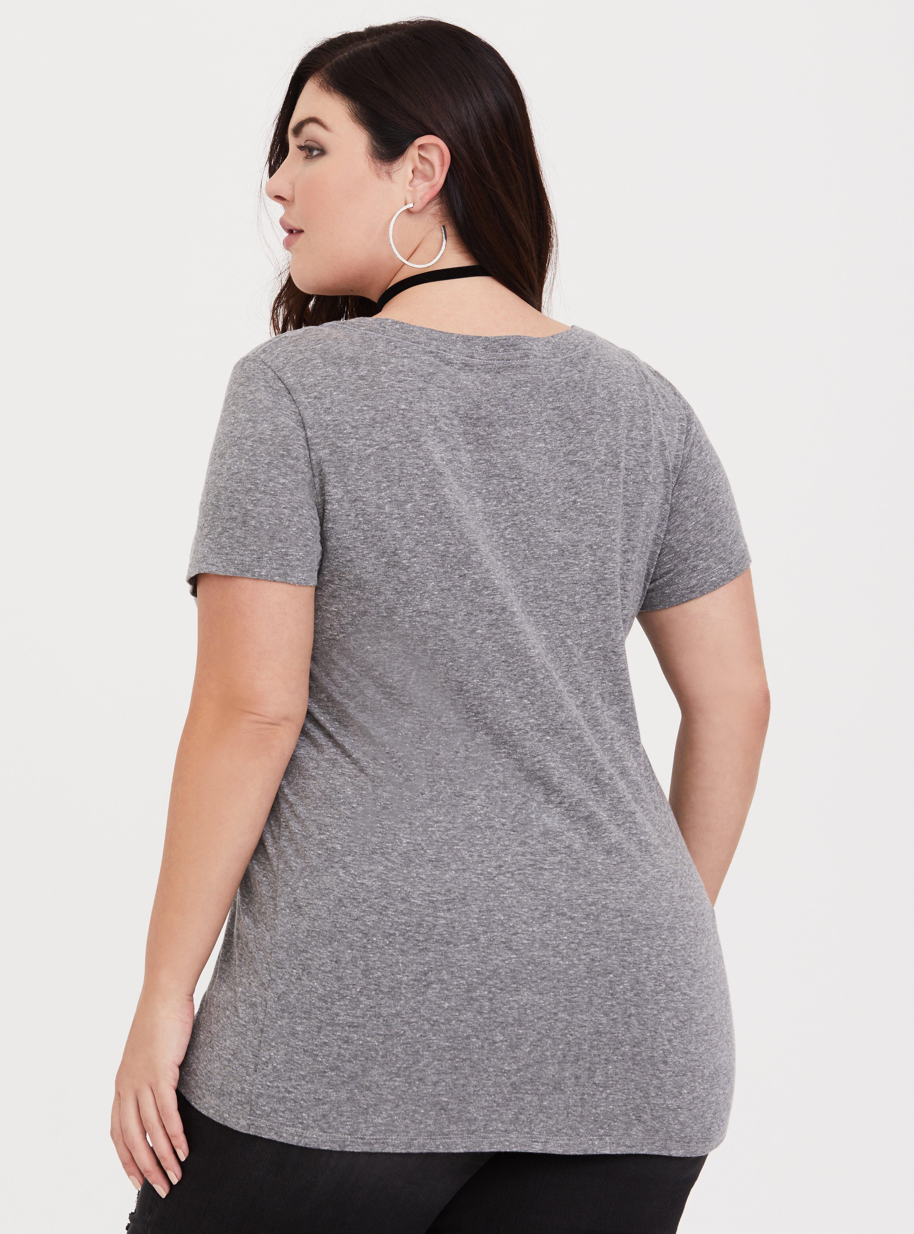 Breast Cancer Awareness - Grey Triblend Tee, MEDIUM HEATHER GREY, alternate