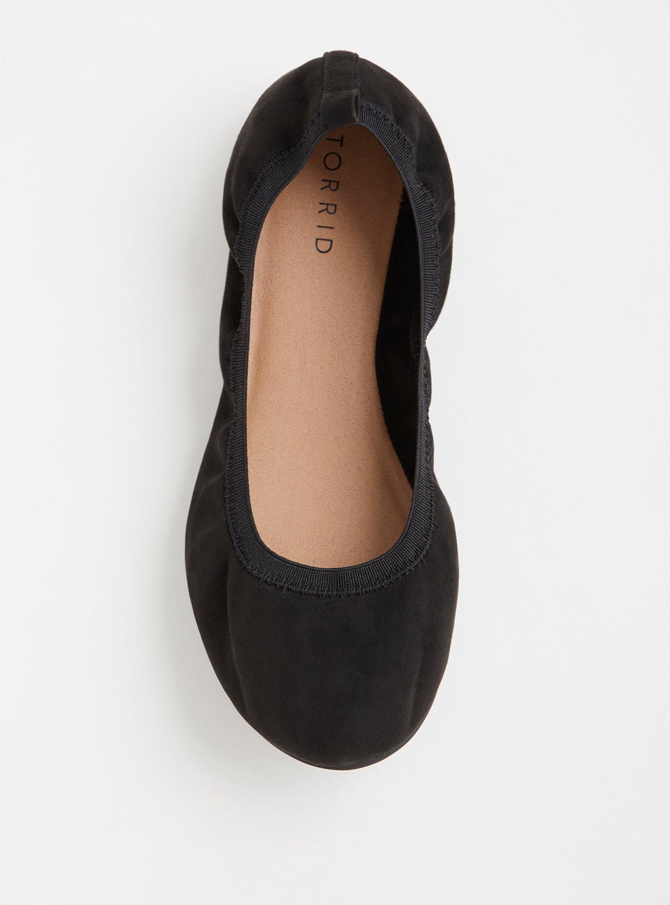 Scrunch Ballet Flat (WW), BLACK, alternate