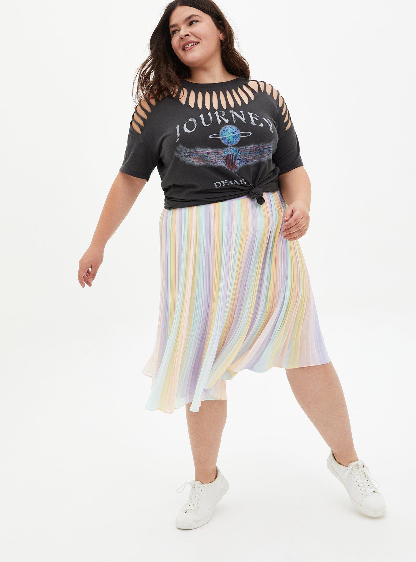 Rainbow skirt torrid best sale