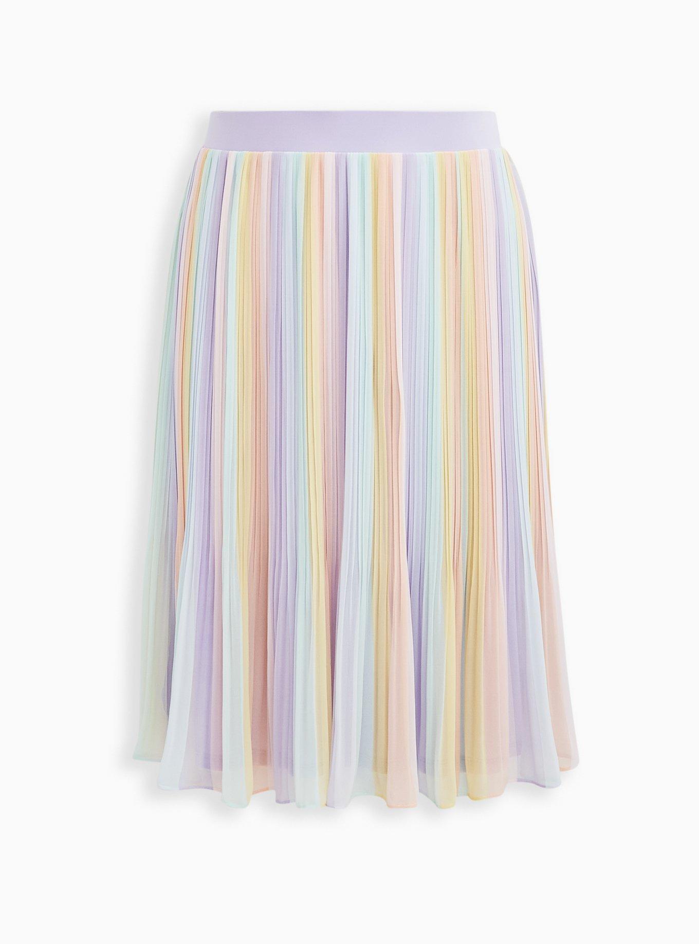 Rainbow skirt torrid deals