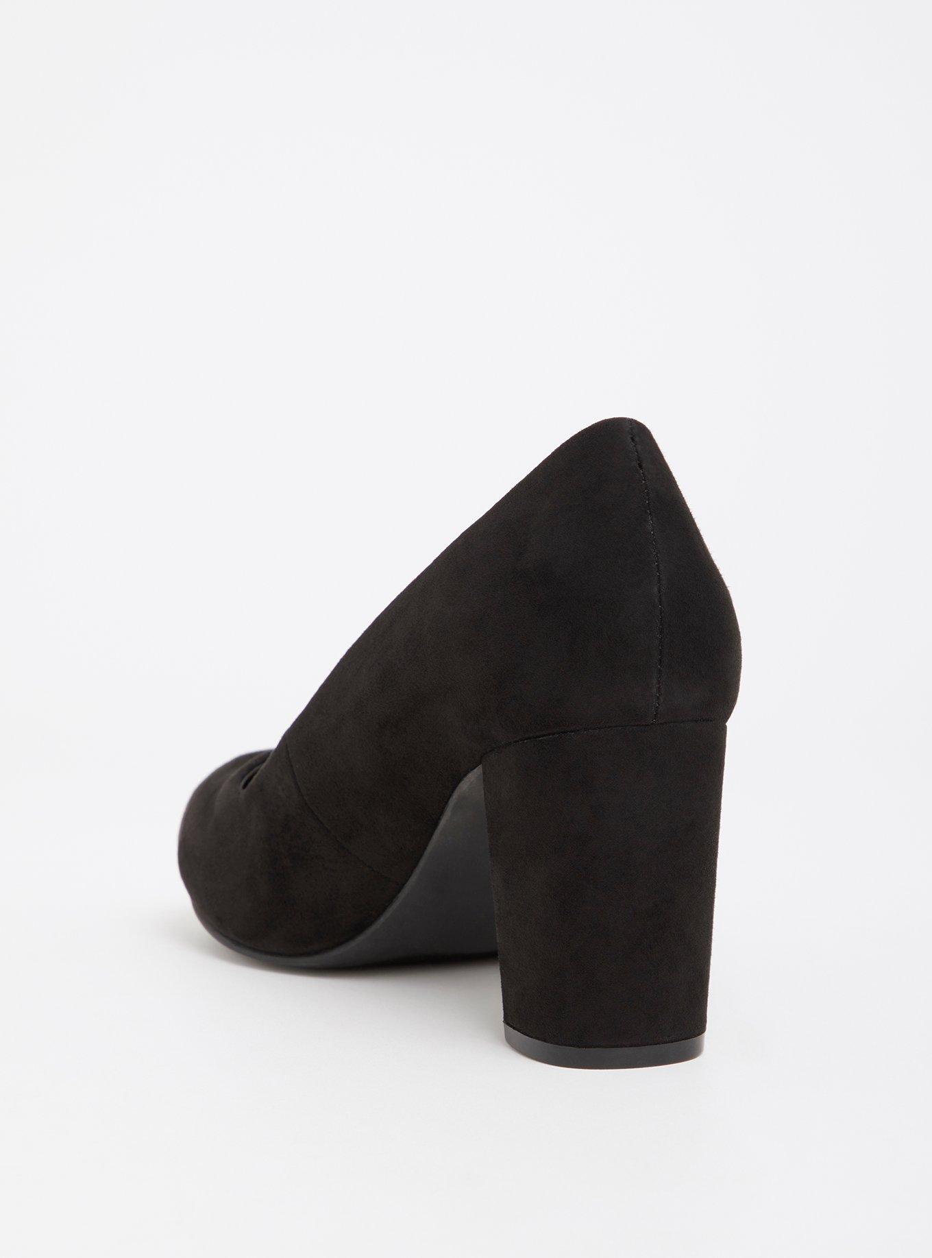 Mid Taper Heel Pump (WW), BLACK, alternate
