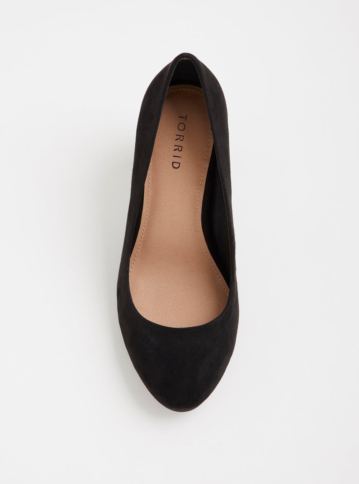 Mid Taper Heel Pump (WW), BLACK, alternate
