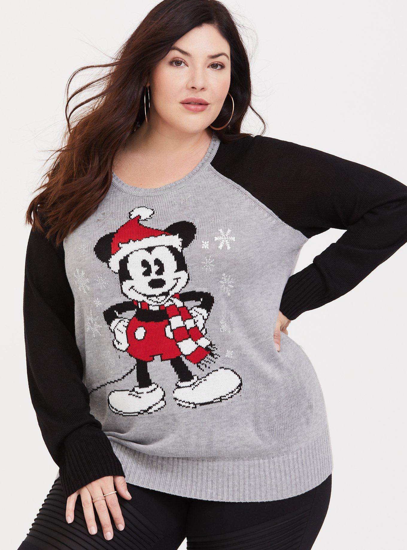 Disney Womens Plus Size Tank Minnie Mouse All Over Print (Heather Grey, 4X)  at  Women's Clothing store