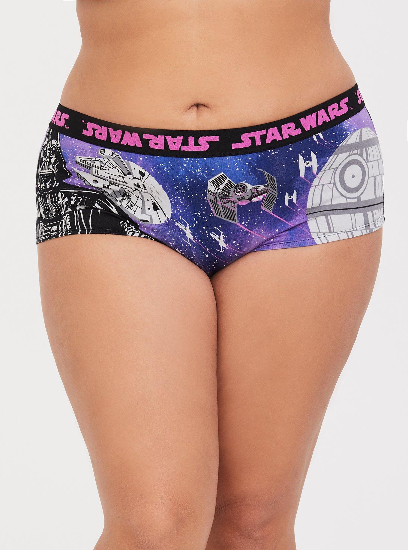 Star Wars Darth Vader Cotton Boyshort Panty, MULTI, hi-res
