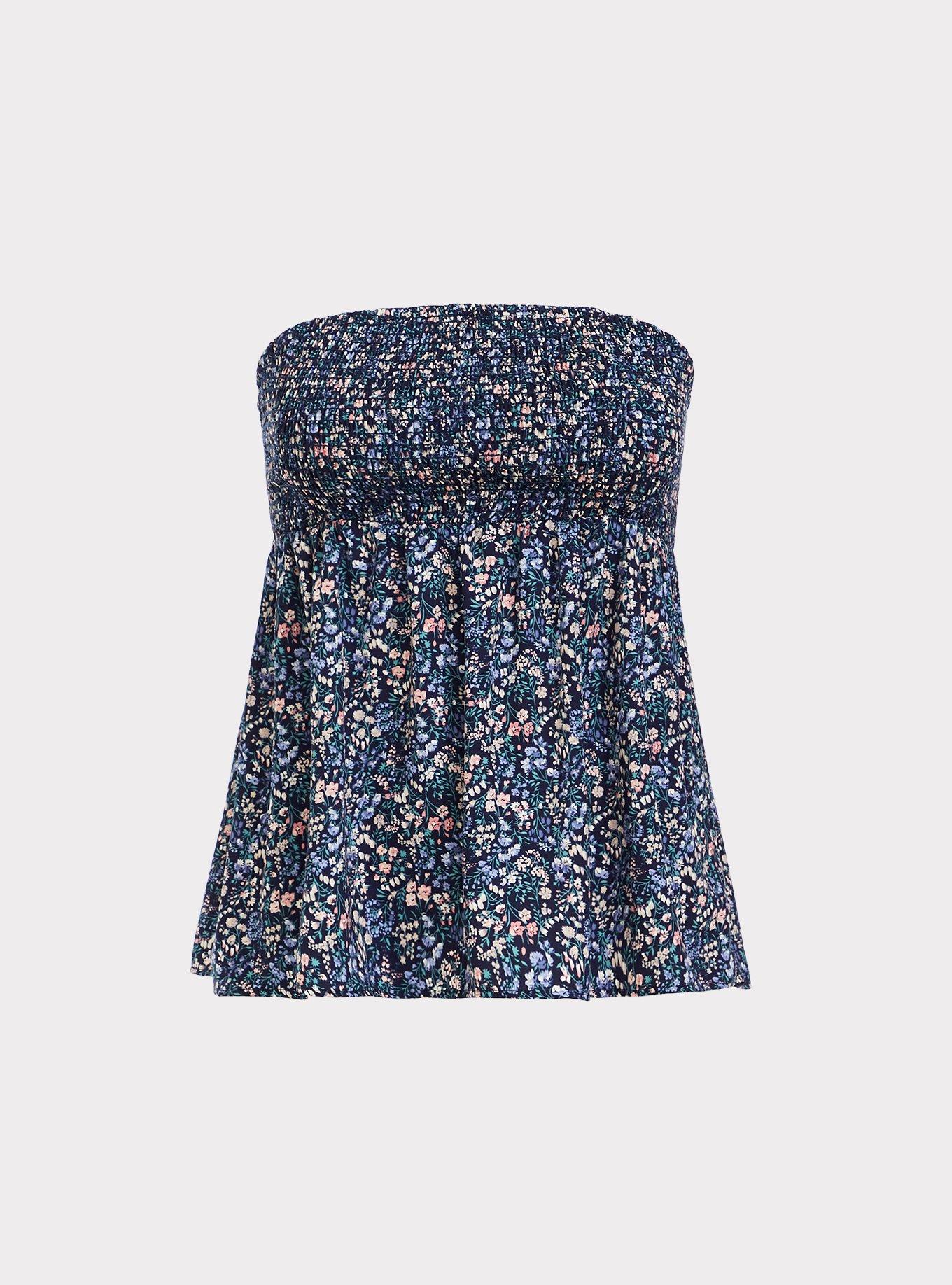 トップス YUKI FUJISAWA Floral Tops (Foil Printed) Floral Tops - YUKI FUJISAWA online store