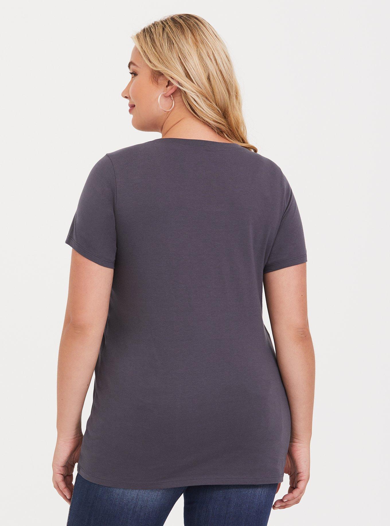 Disney Daisy Duck Grey Crew Neck Tee, NINE IRON, alternate