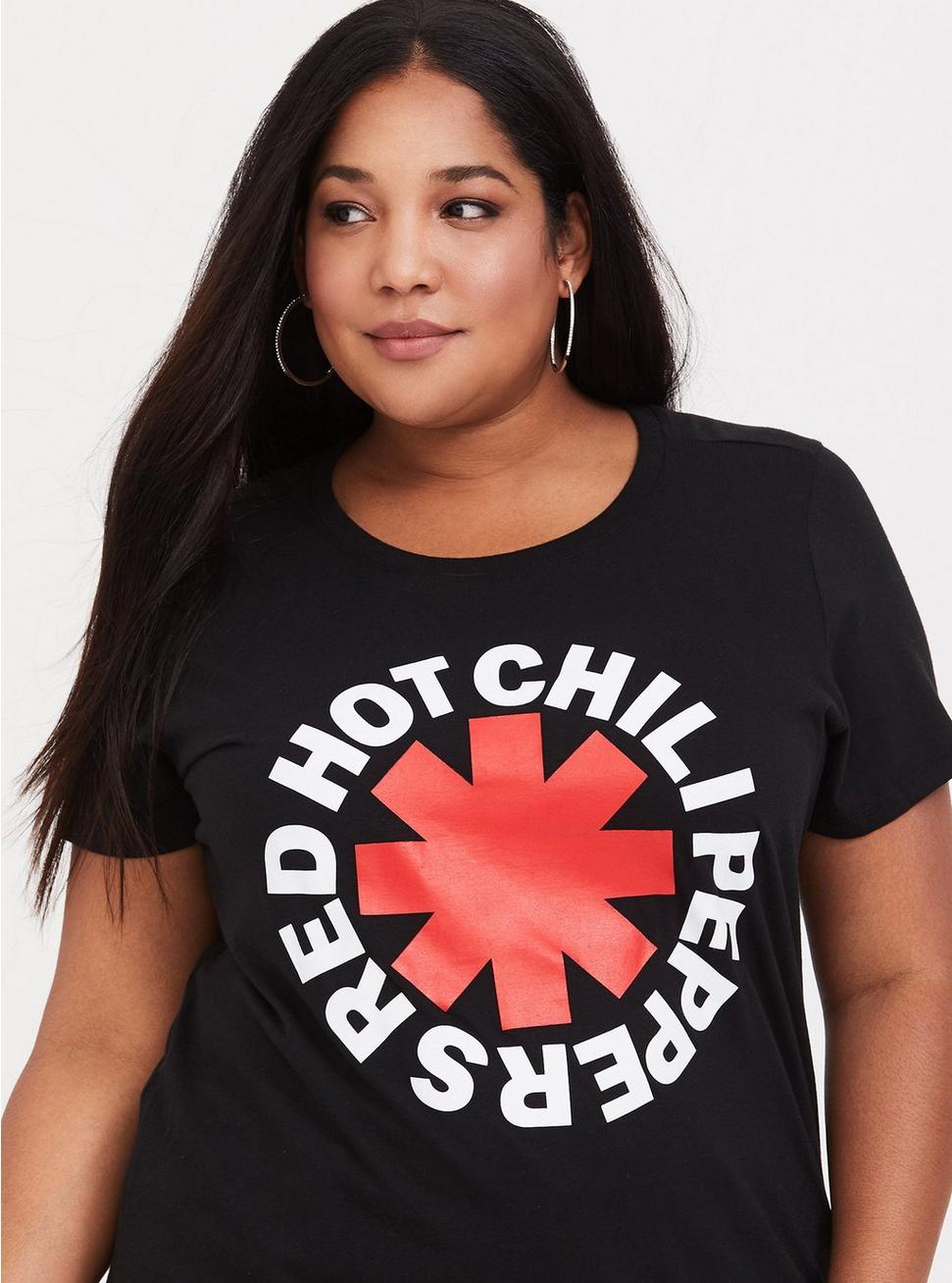 Plus Size - Black Red Hot Chili Peppers Tee - Torrid Plus Size - Black Red Hot Chili Peppers Tee - Torrid