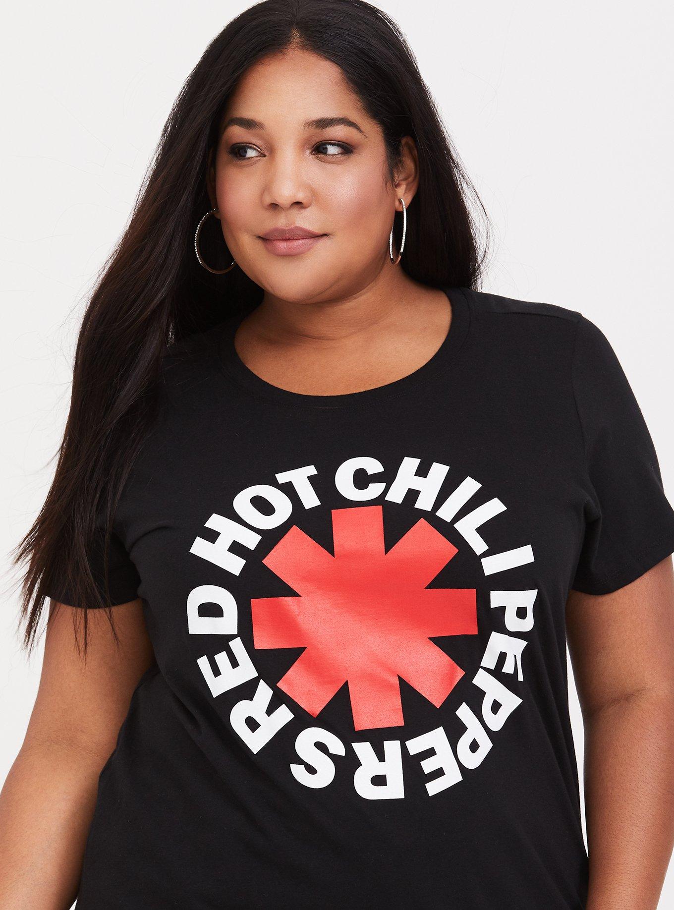Plus Size - Black Red Hot Chili Peppers Tee - Torrid