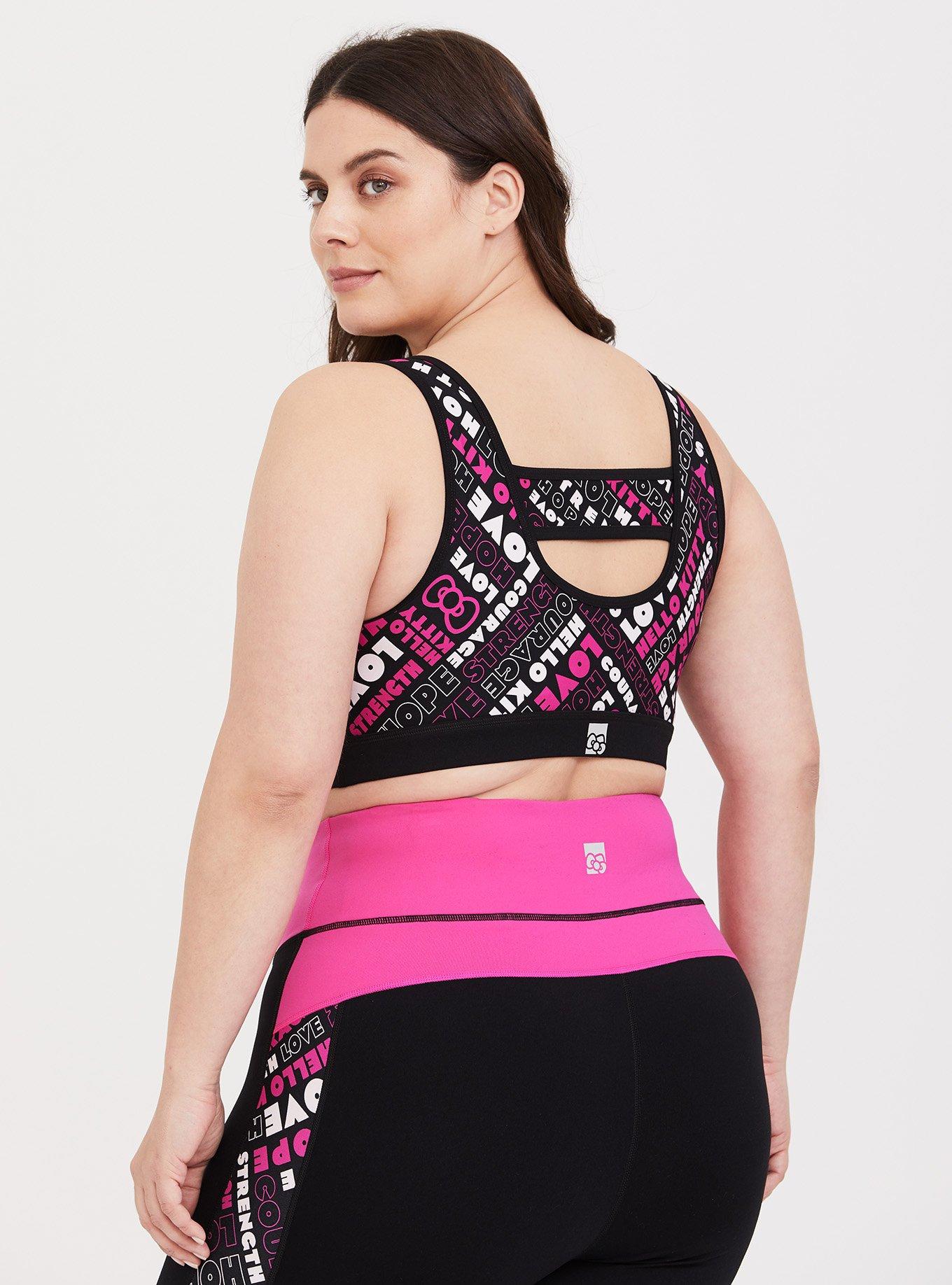 Plus Size - Breast Cancer Awareness - Hello Kitty Sports Bra - Torrid