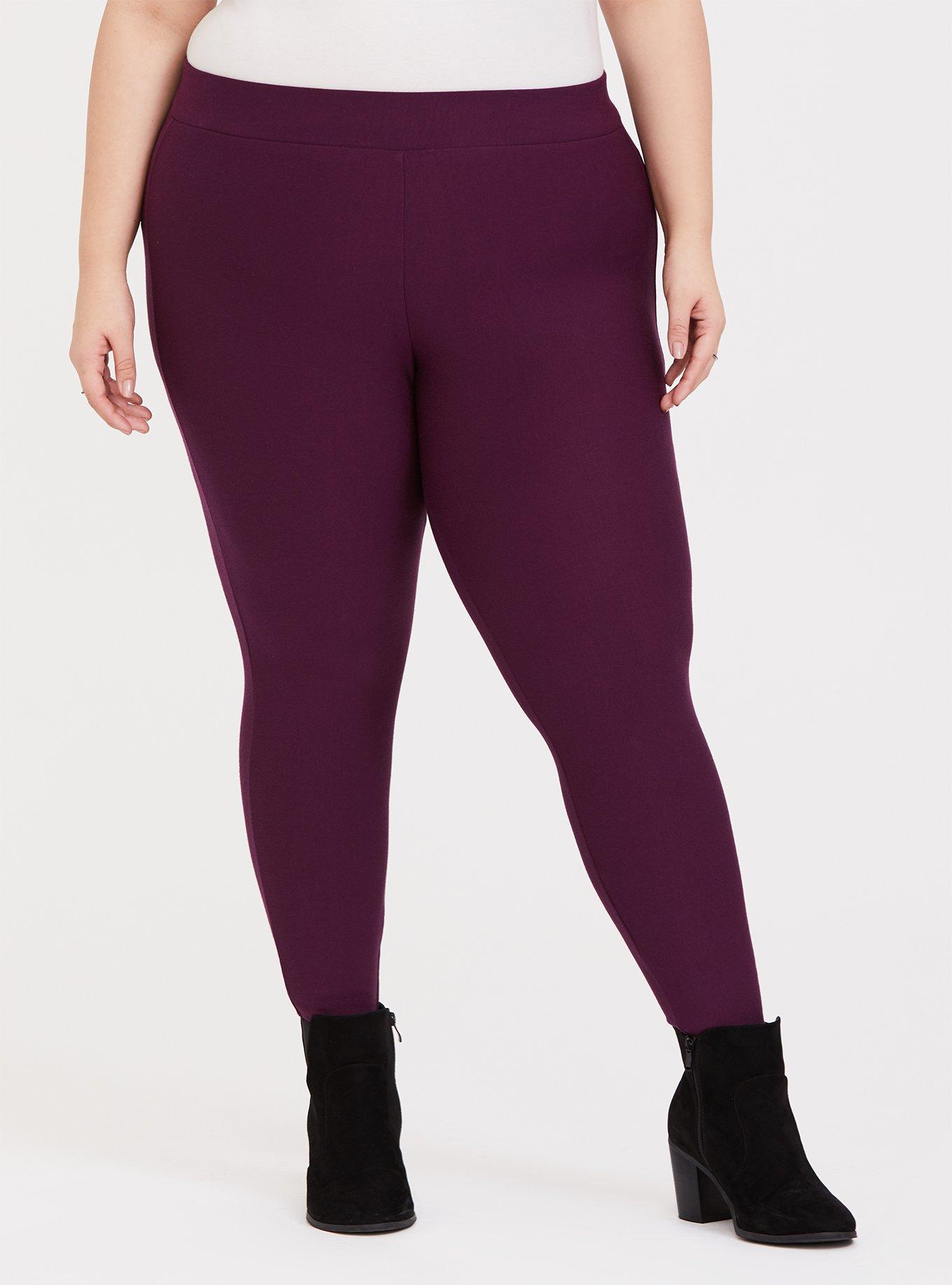 Purple Fleece Lined Leggings – Le Noir Bazaar