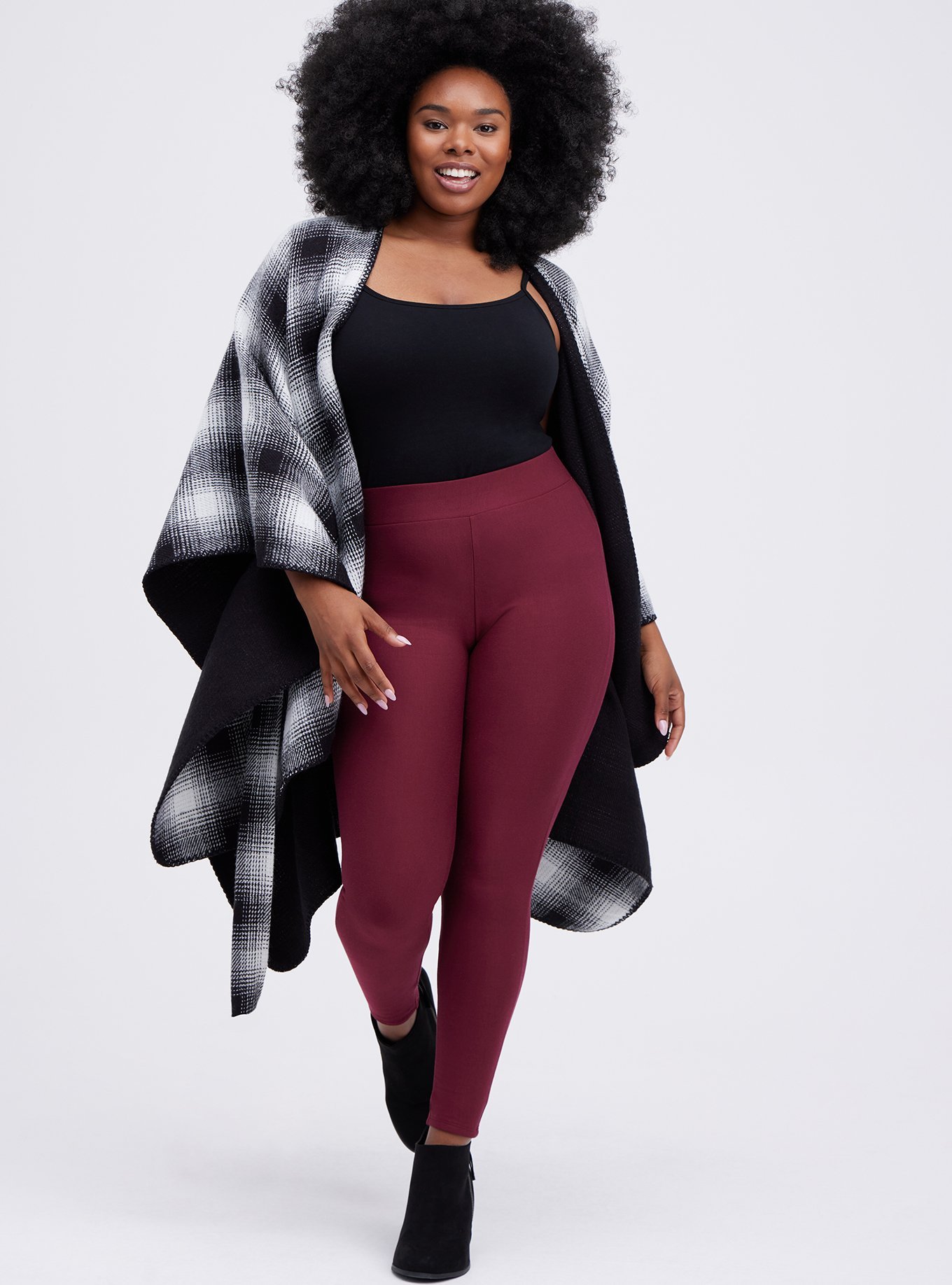 Plus Size - Full Length Signature Waist Fleeced Lined Legging - Torrid