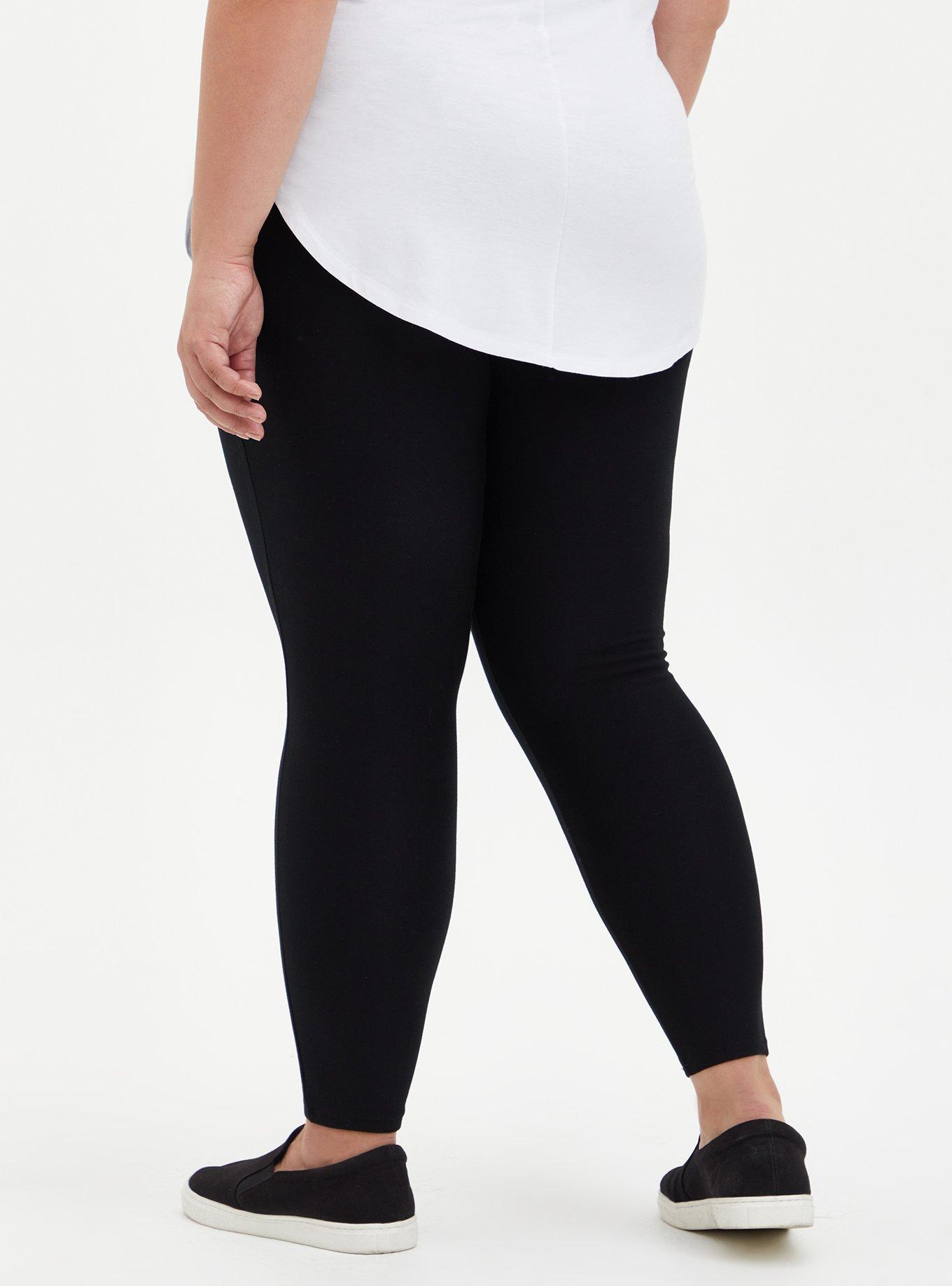 Plus Size - Maternity Legging - Fleece Lined Black - Torrid