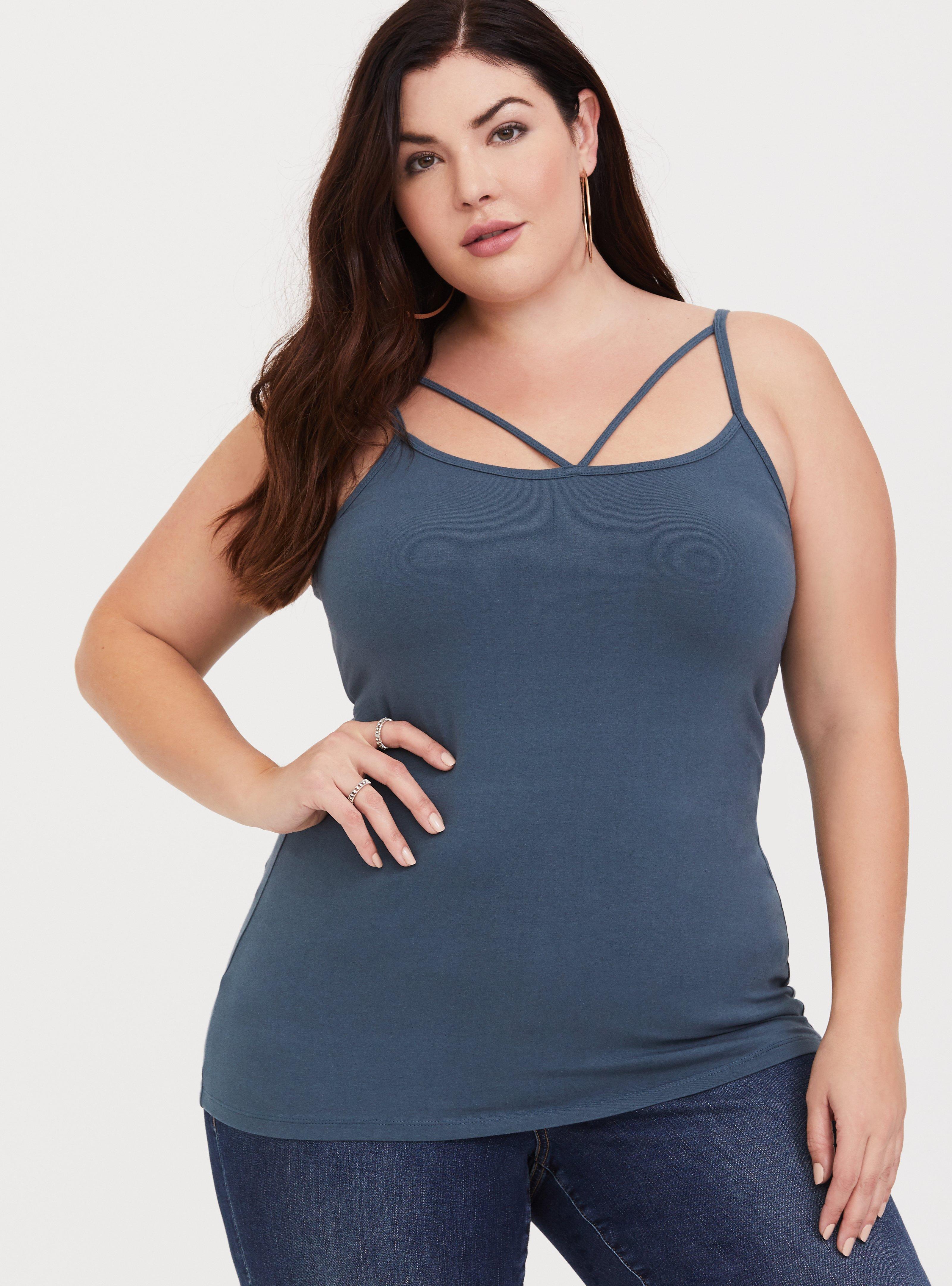 Plus Size - Foxy Scoop Neck Cami Bodysuit - Torrid