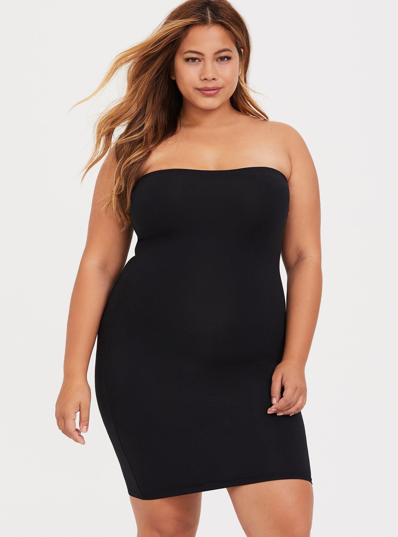 Spanx Shape my Day-Open-Bust Full Slip in Black