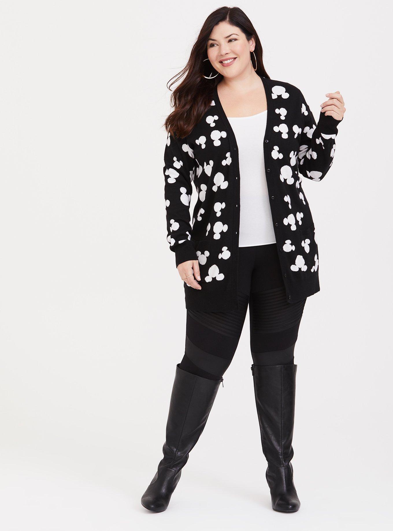 Joelle | Black & White Knit Cardigan