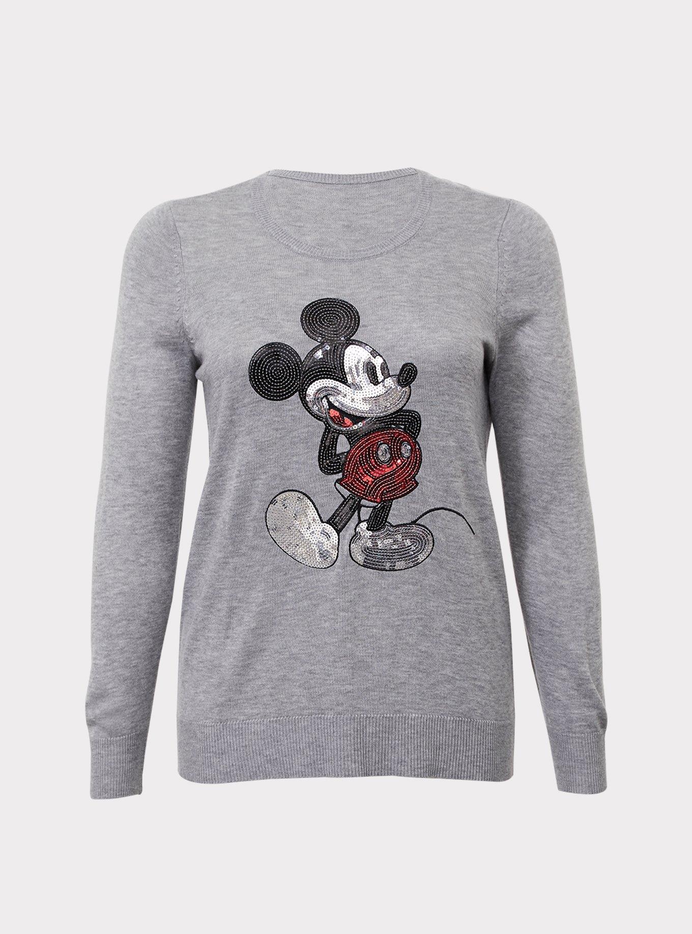 TORRID DISNEY MICKEY'S 90TH ANNI deals SEQUIN SWEATER