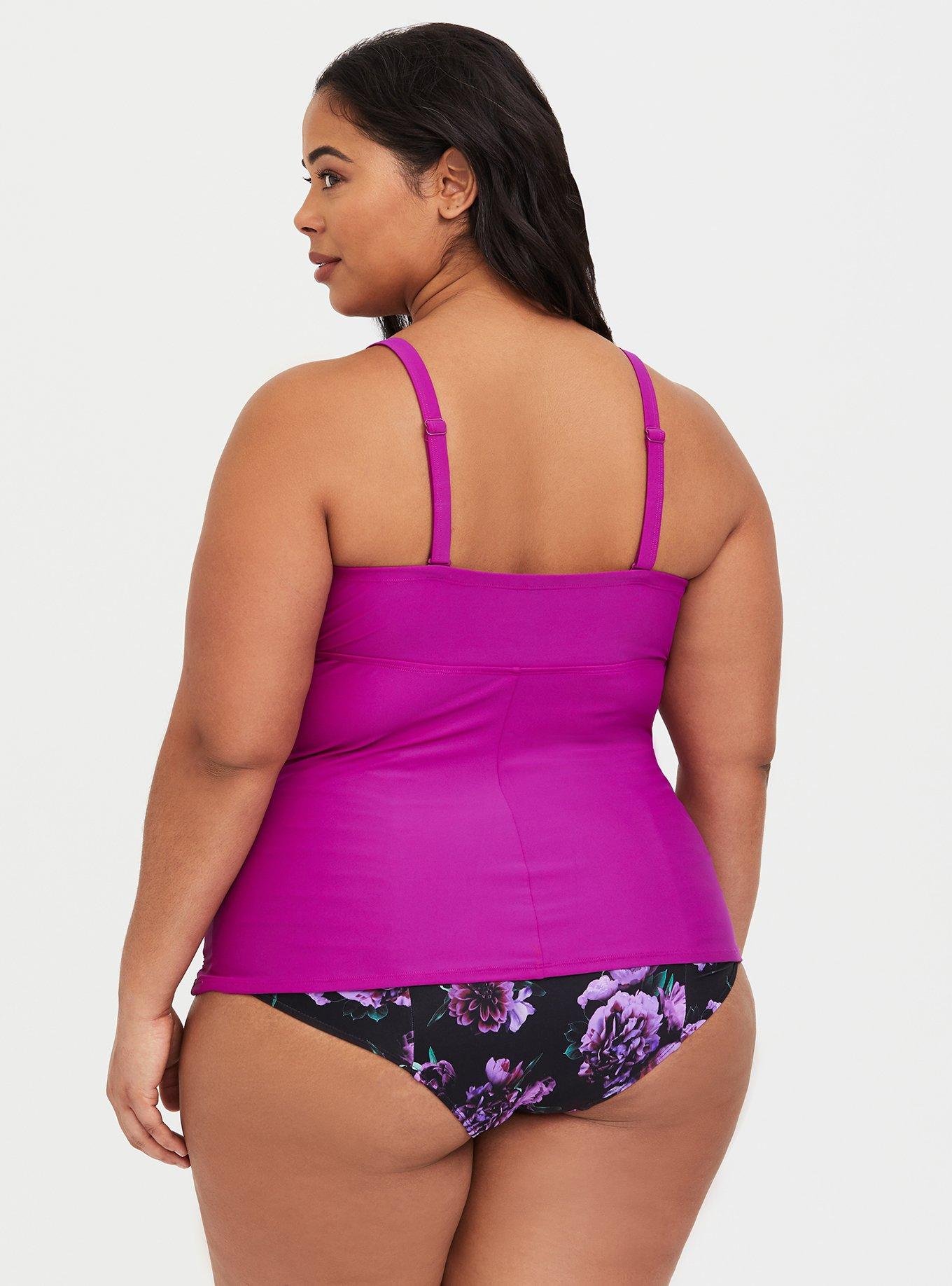 Plus Size - Wireless Fitted Strapless Tankini - Torrid