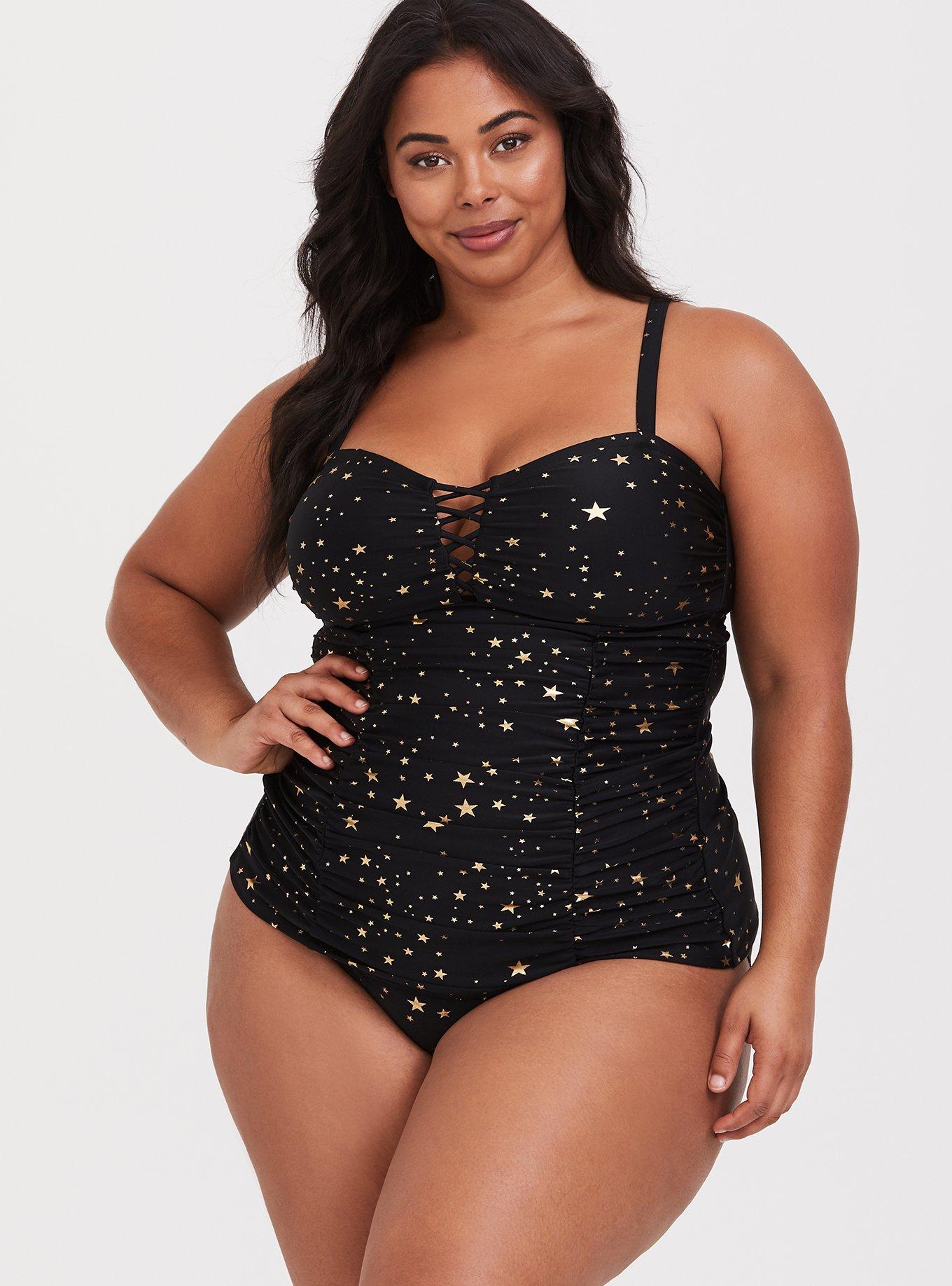 Torrid polka hot sale dot swimsuit