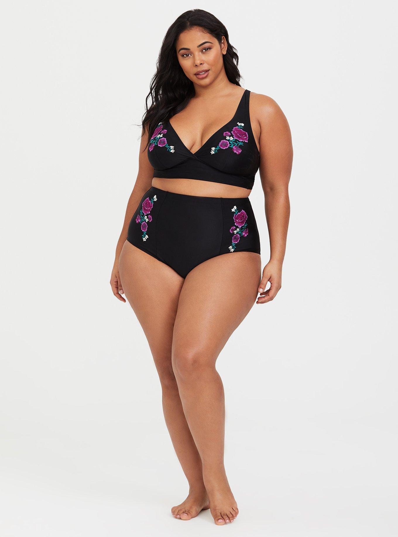 Plus Size High Rise Smooth Swim Bottom Torrid